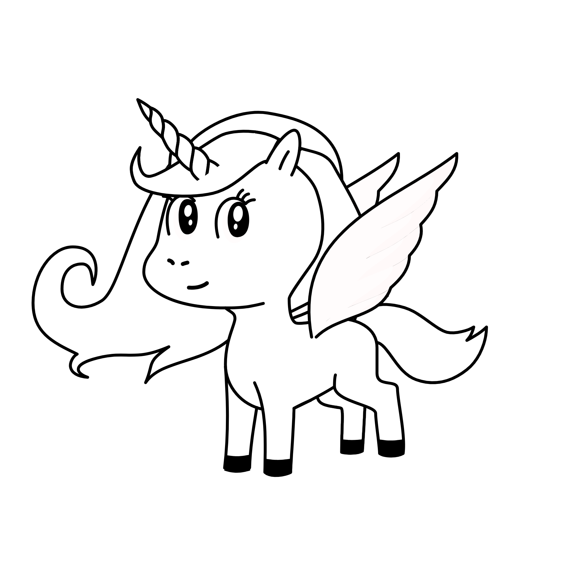 Invisabella, the unicorn