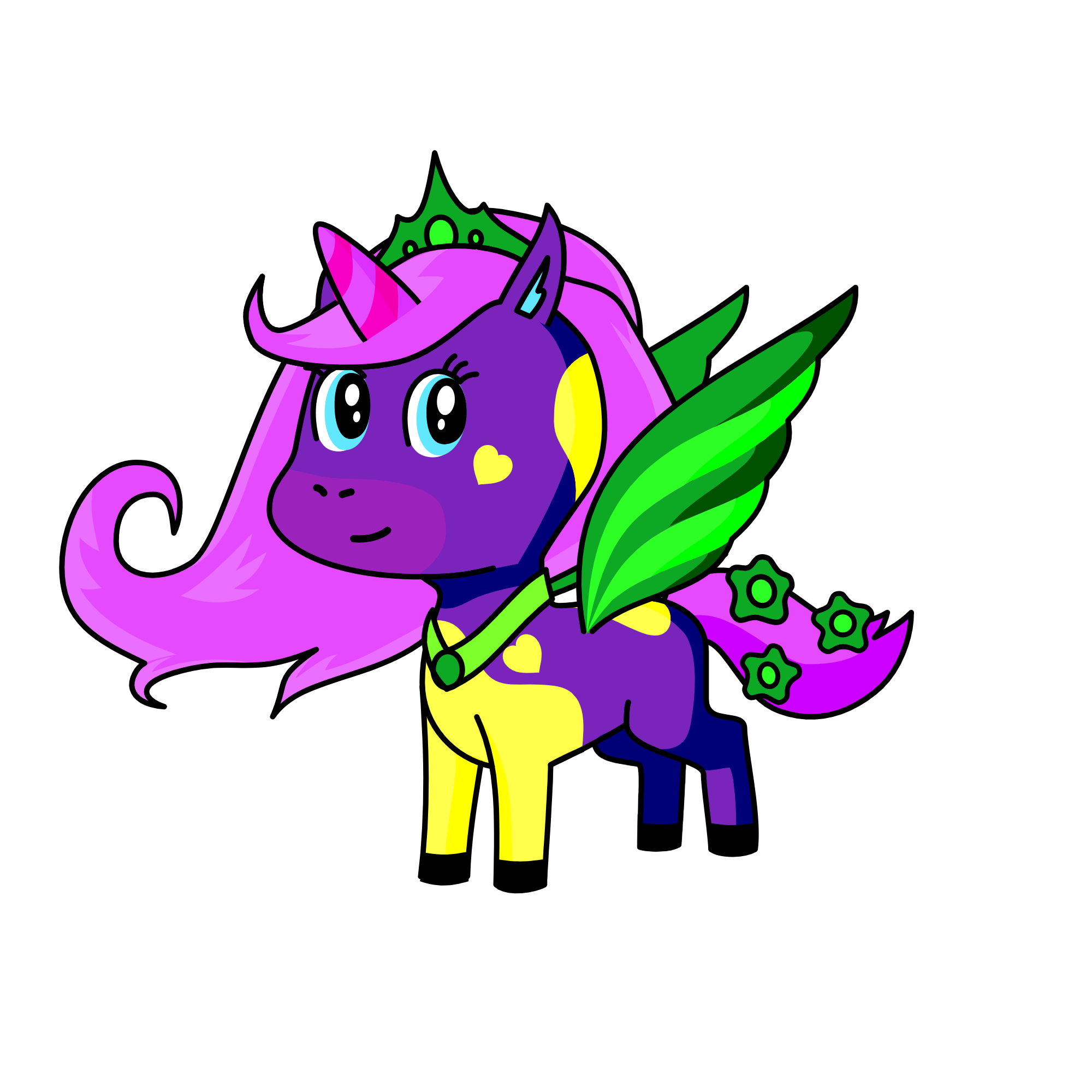Glory, the unicorn