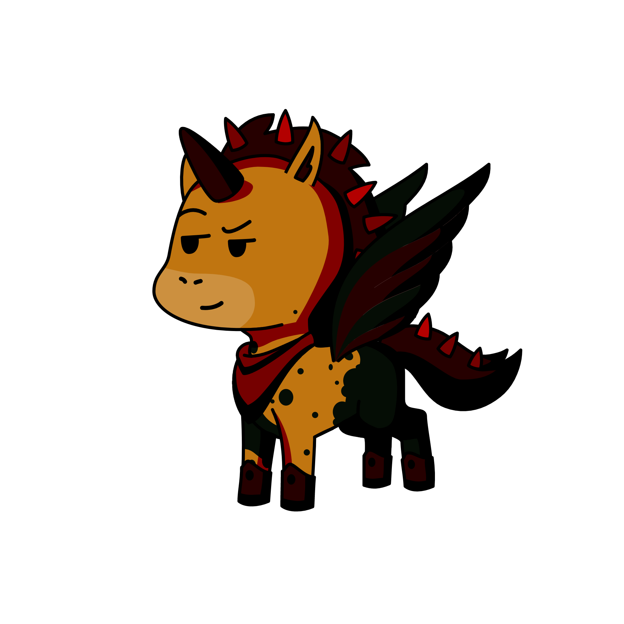 Clay, the unicorn