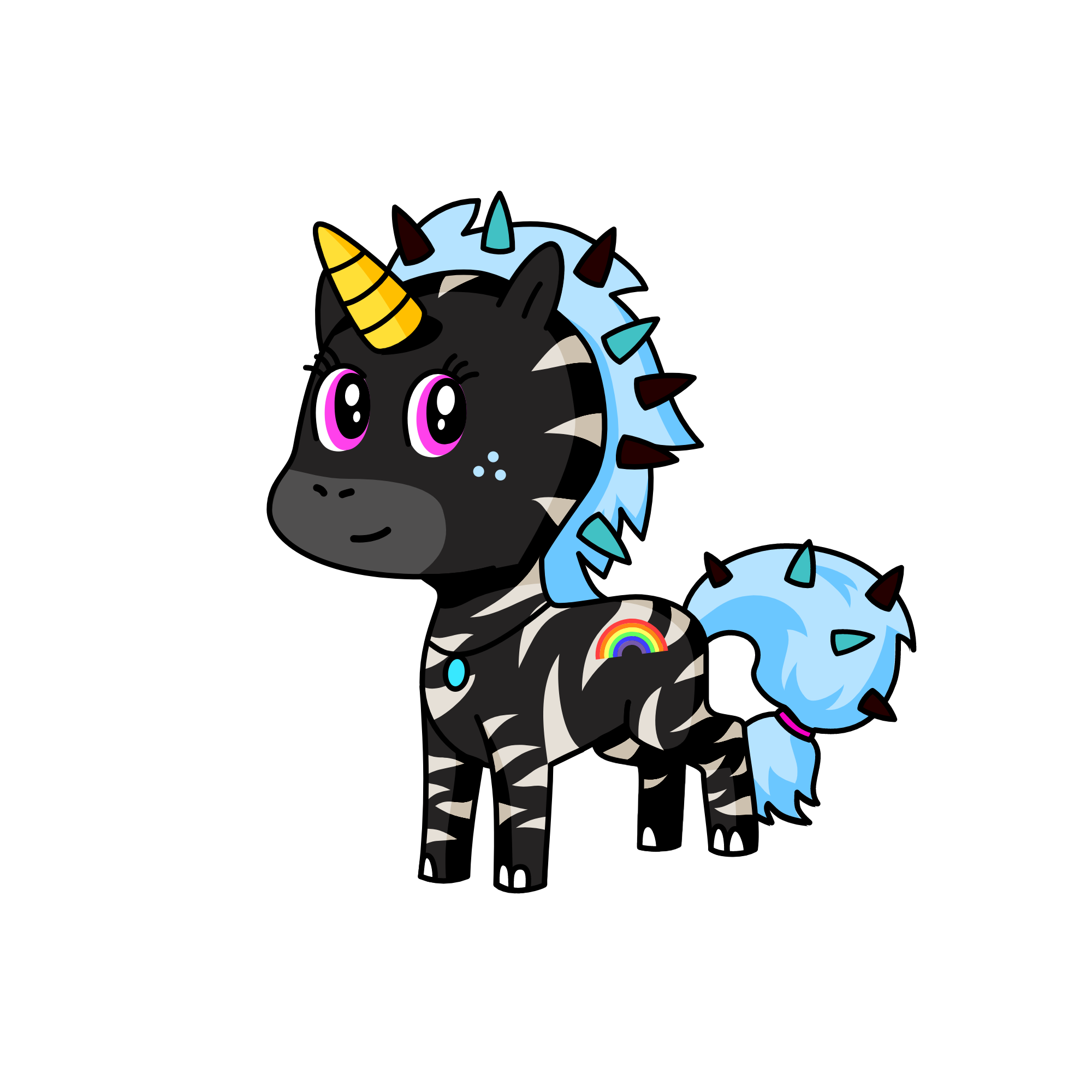 sleepy, the unicorn