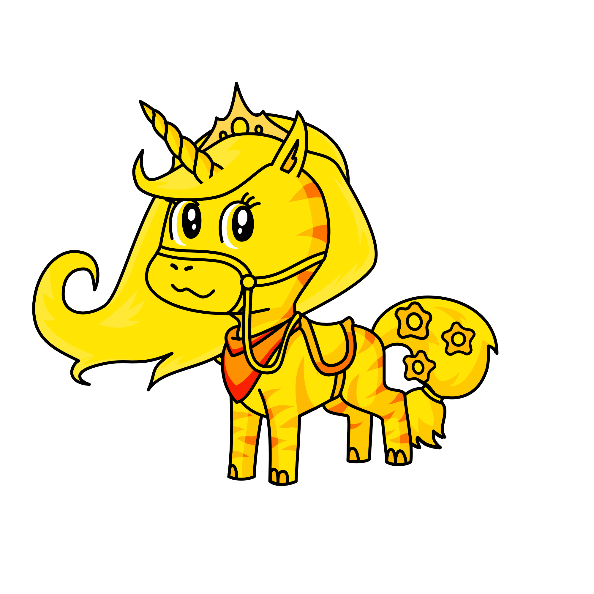 I LOVE YELLOW!!!!, the unicorn