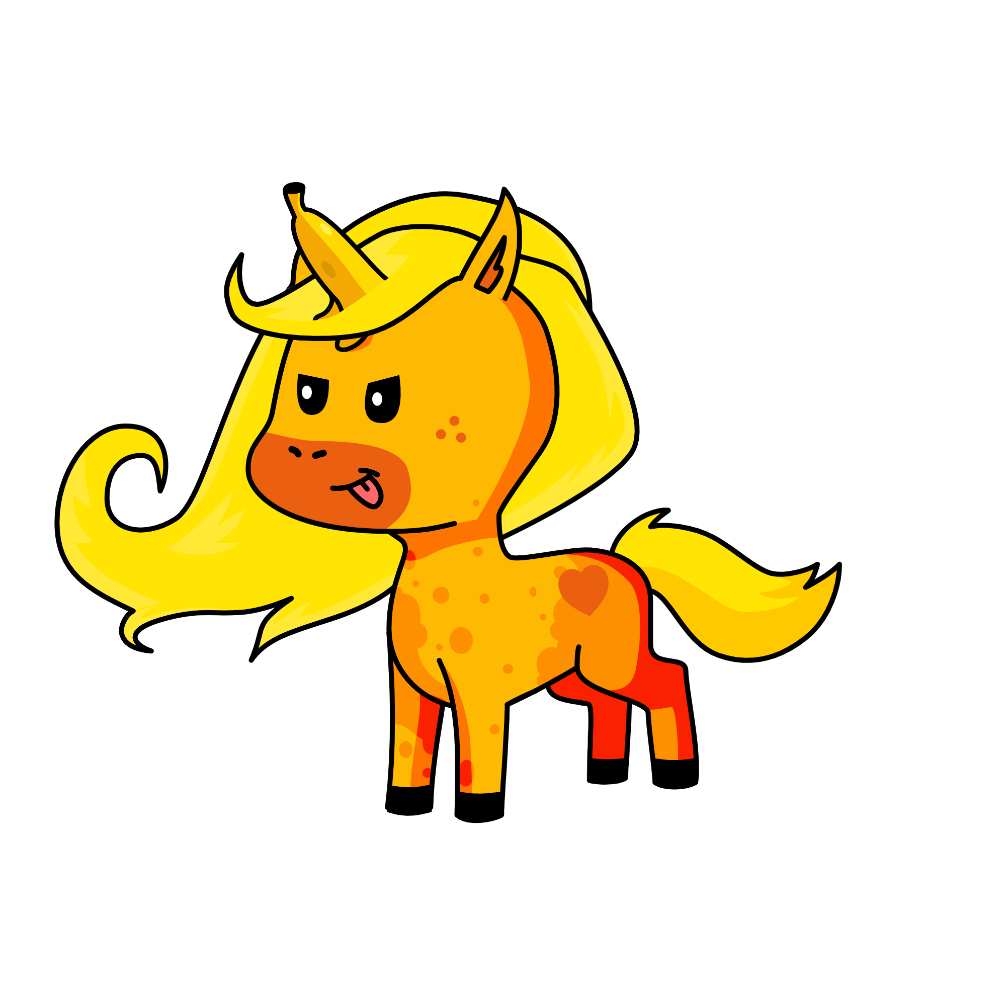 banana girl, the unicorn