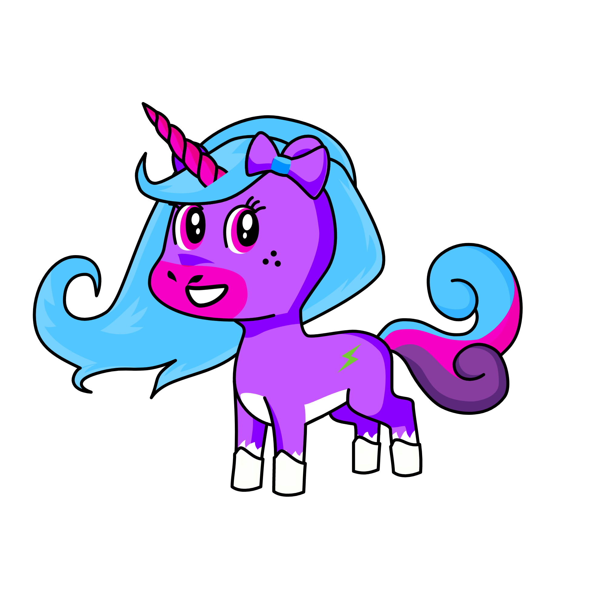 Lollipop, the unicorn