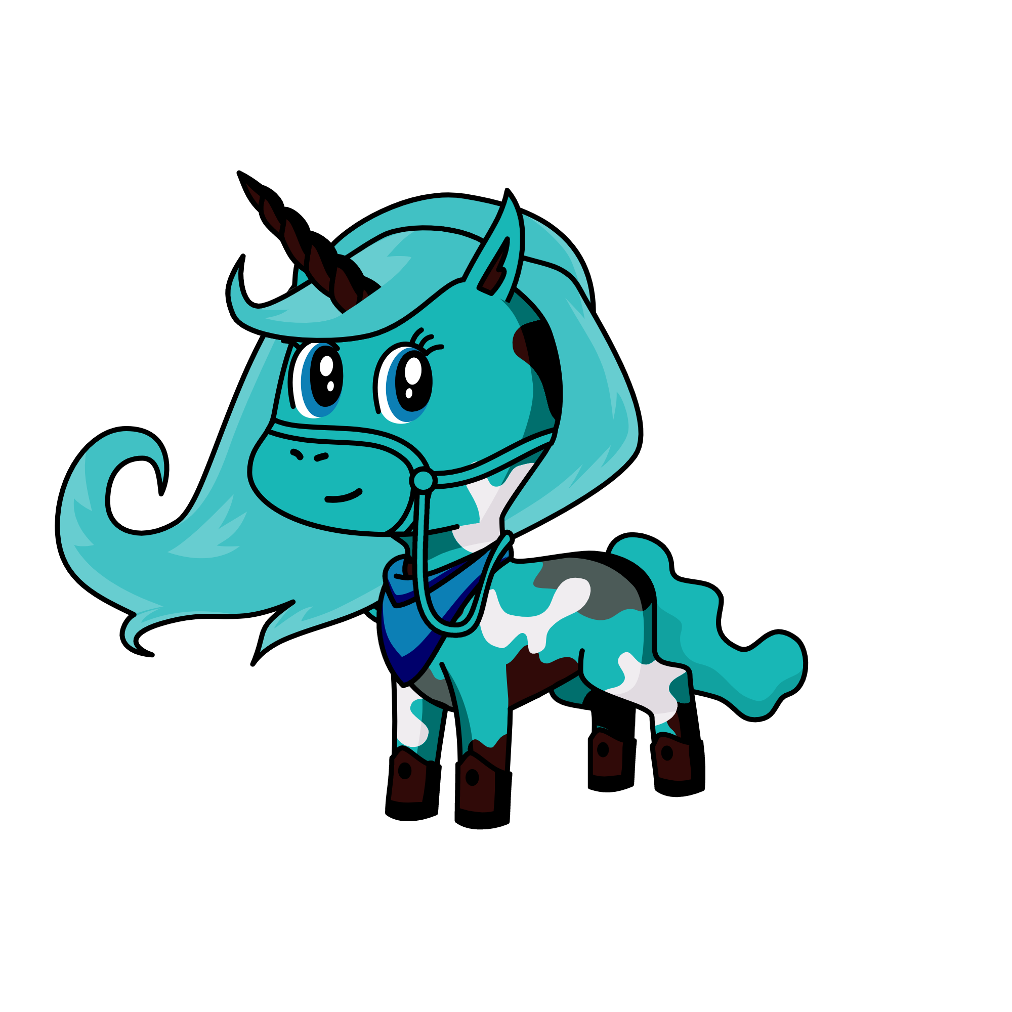 hi its me doglovej and this is what i look like, the unicorn
