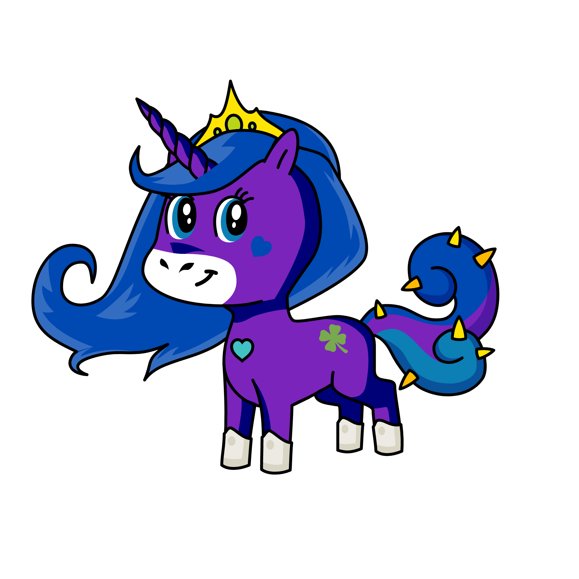Luny , the unicorn