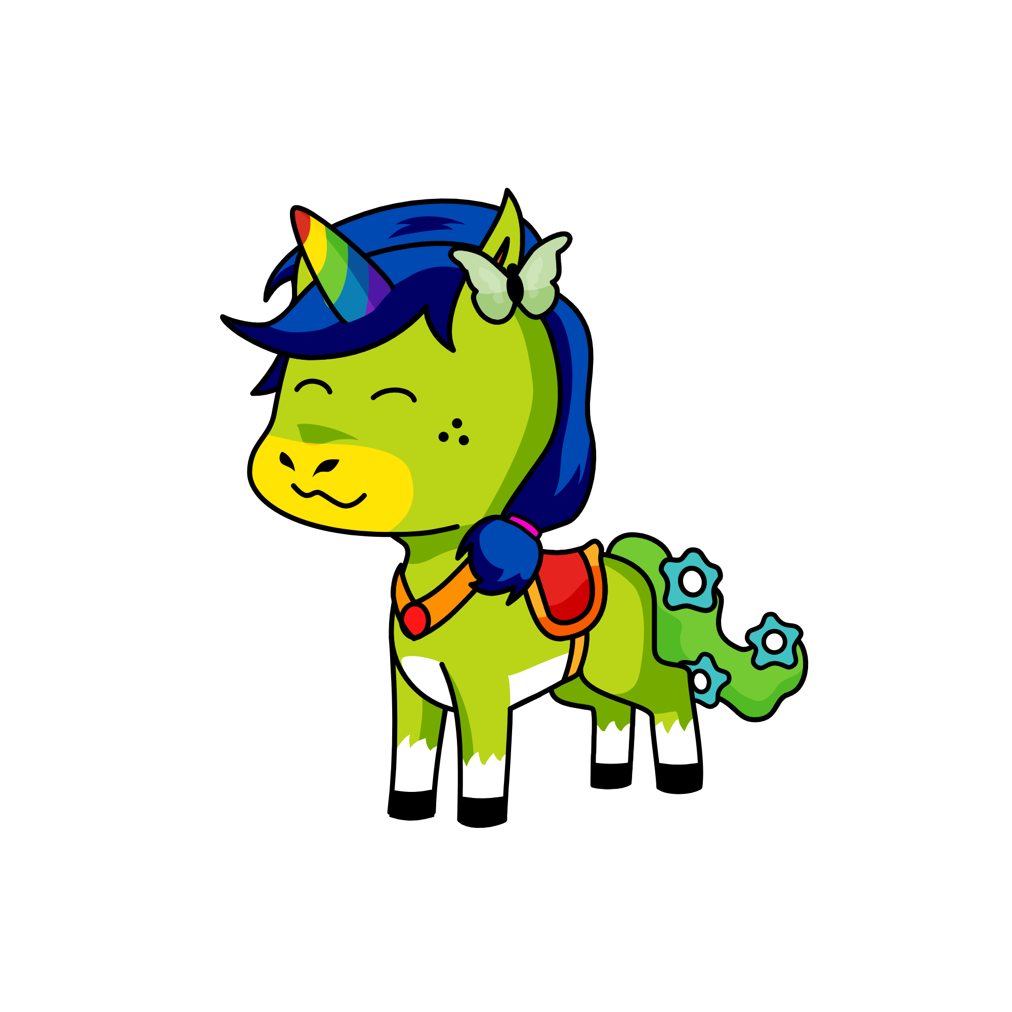 kì lân dễ thương, the unicorn