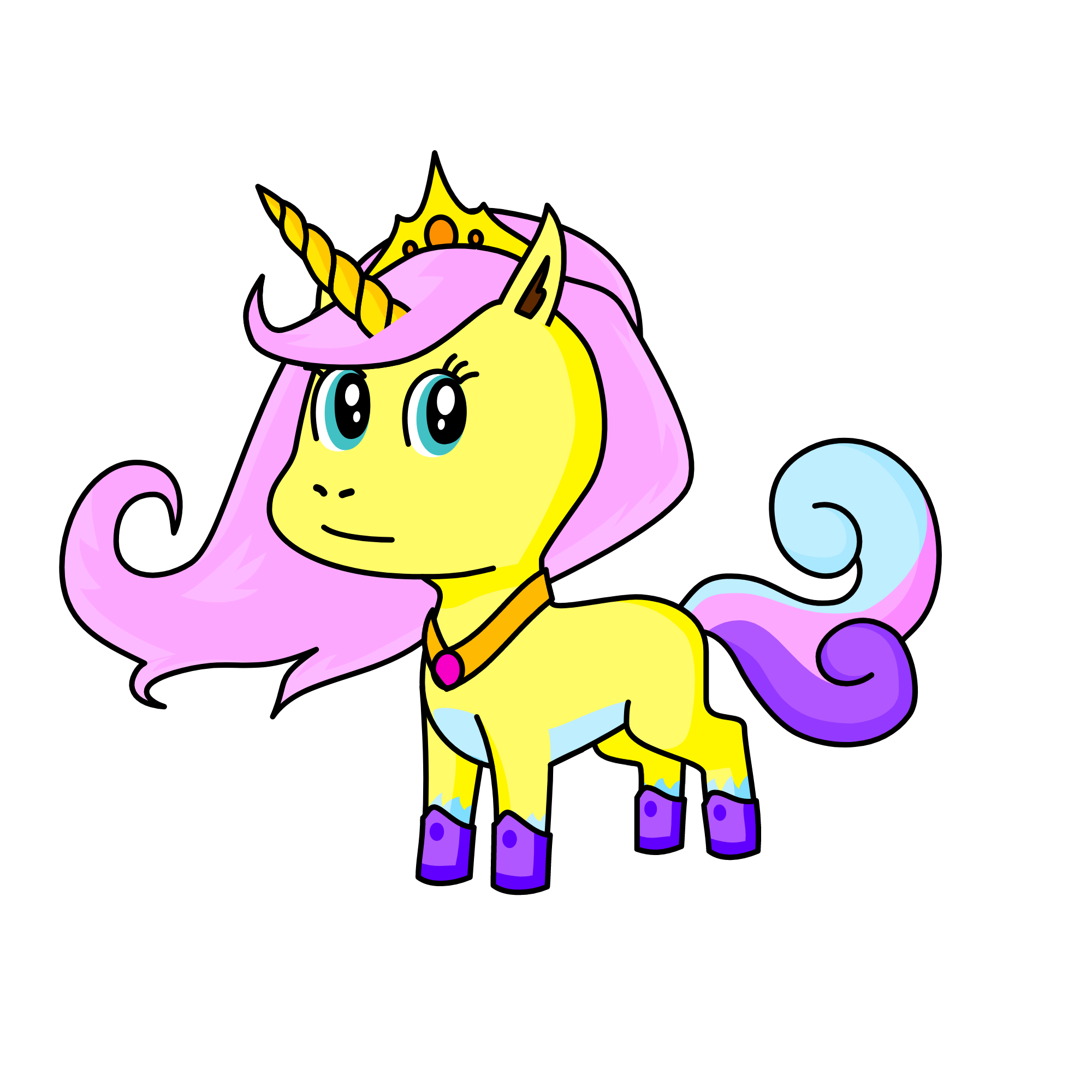 queen candy, the unicorn