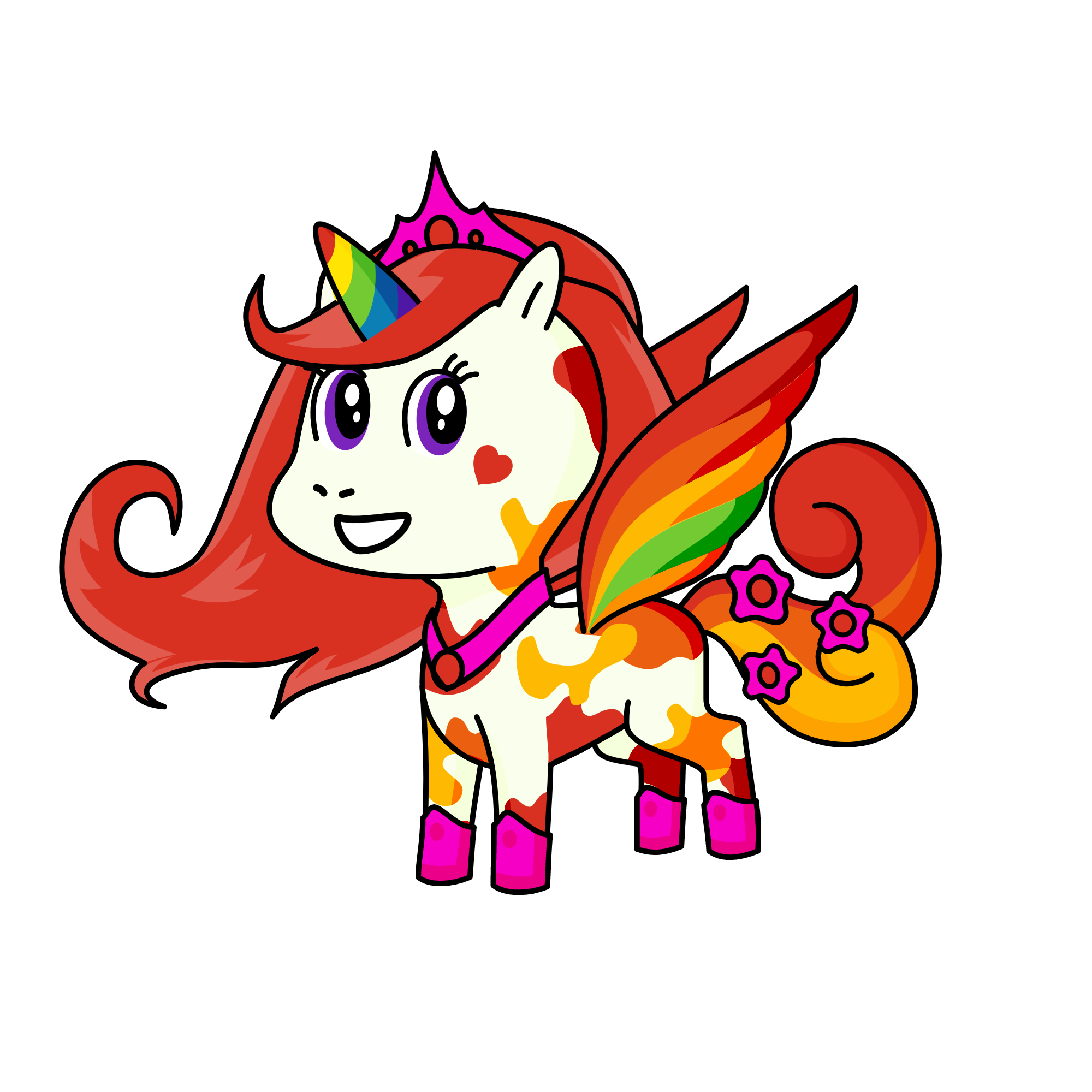 RAINBOW, the unicorn