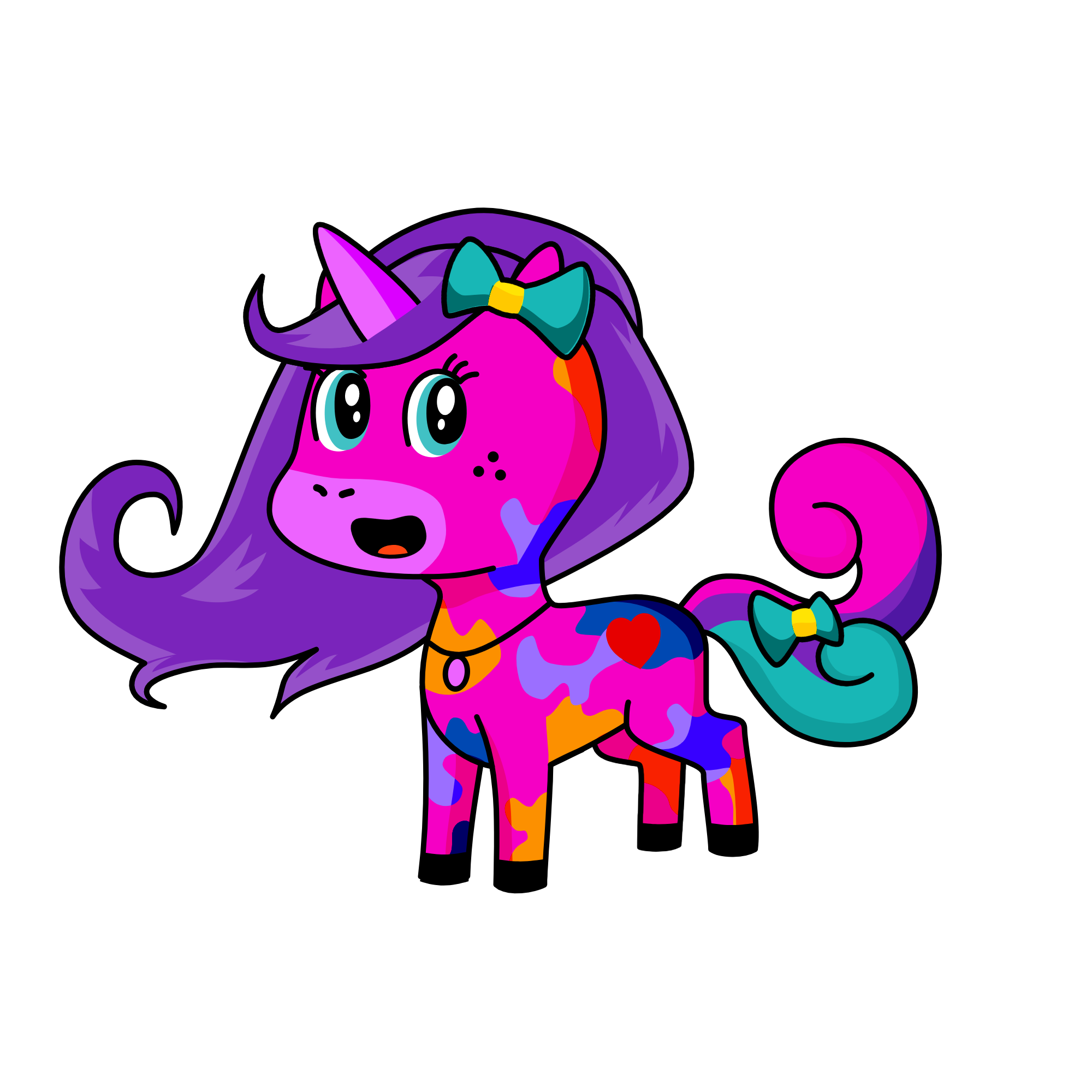 DVERTIDI, the unicorn