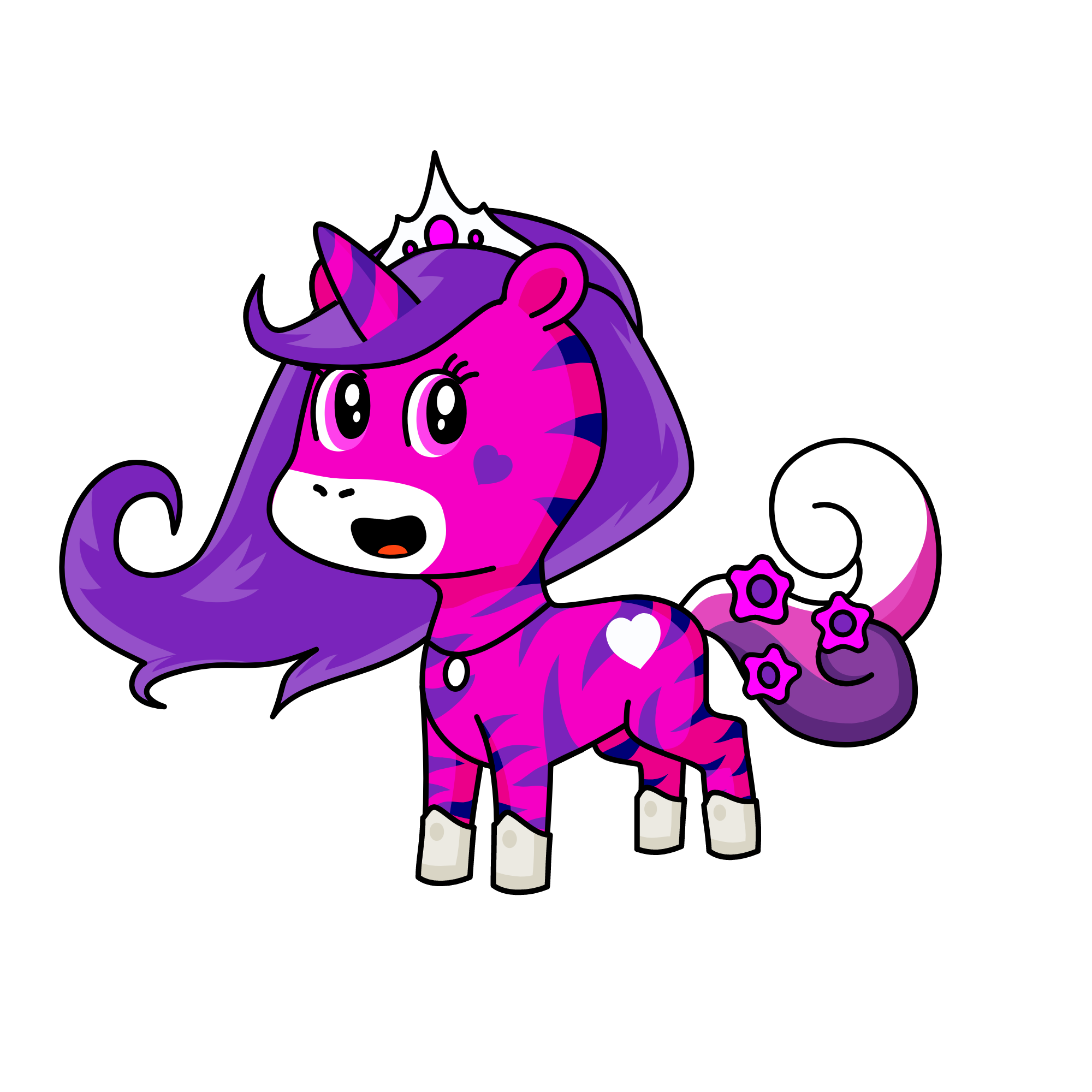 bubble gum, the unicorn