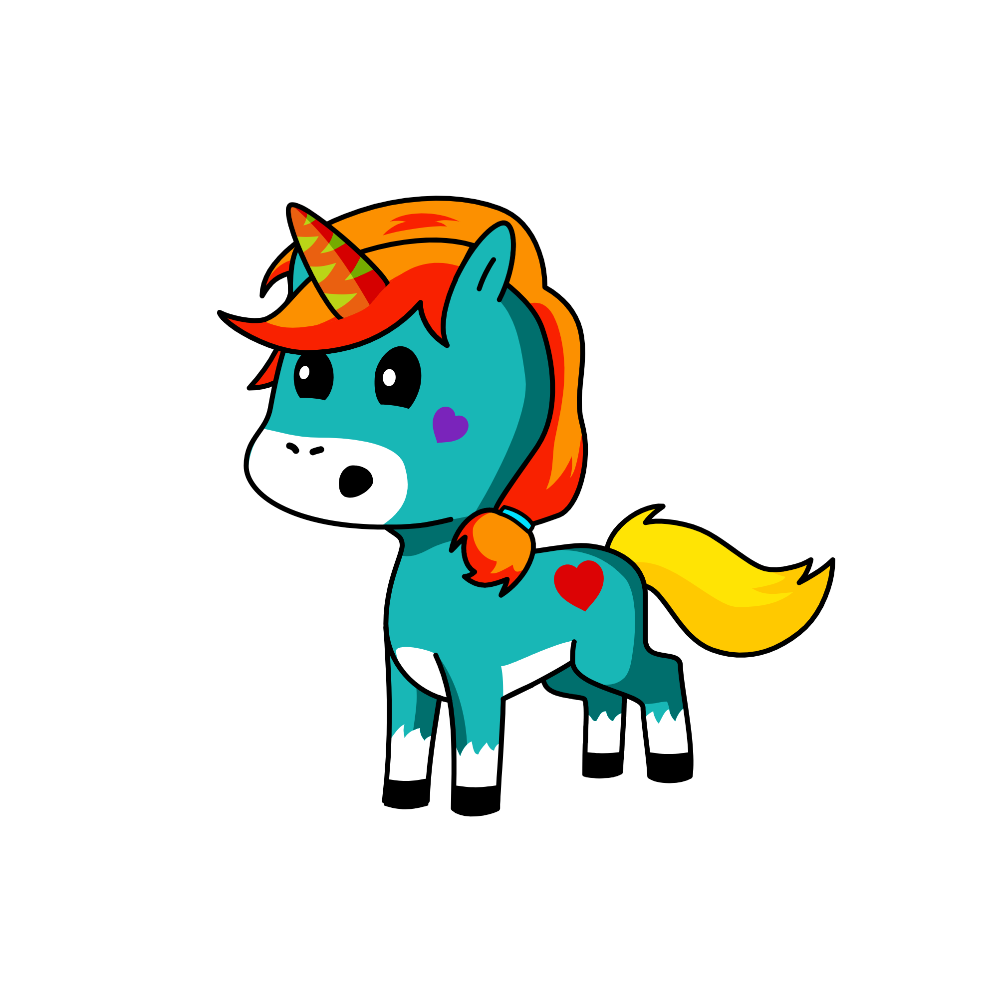 jade, the unicorn