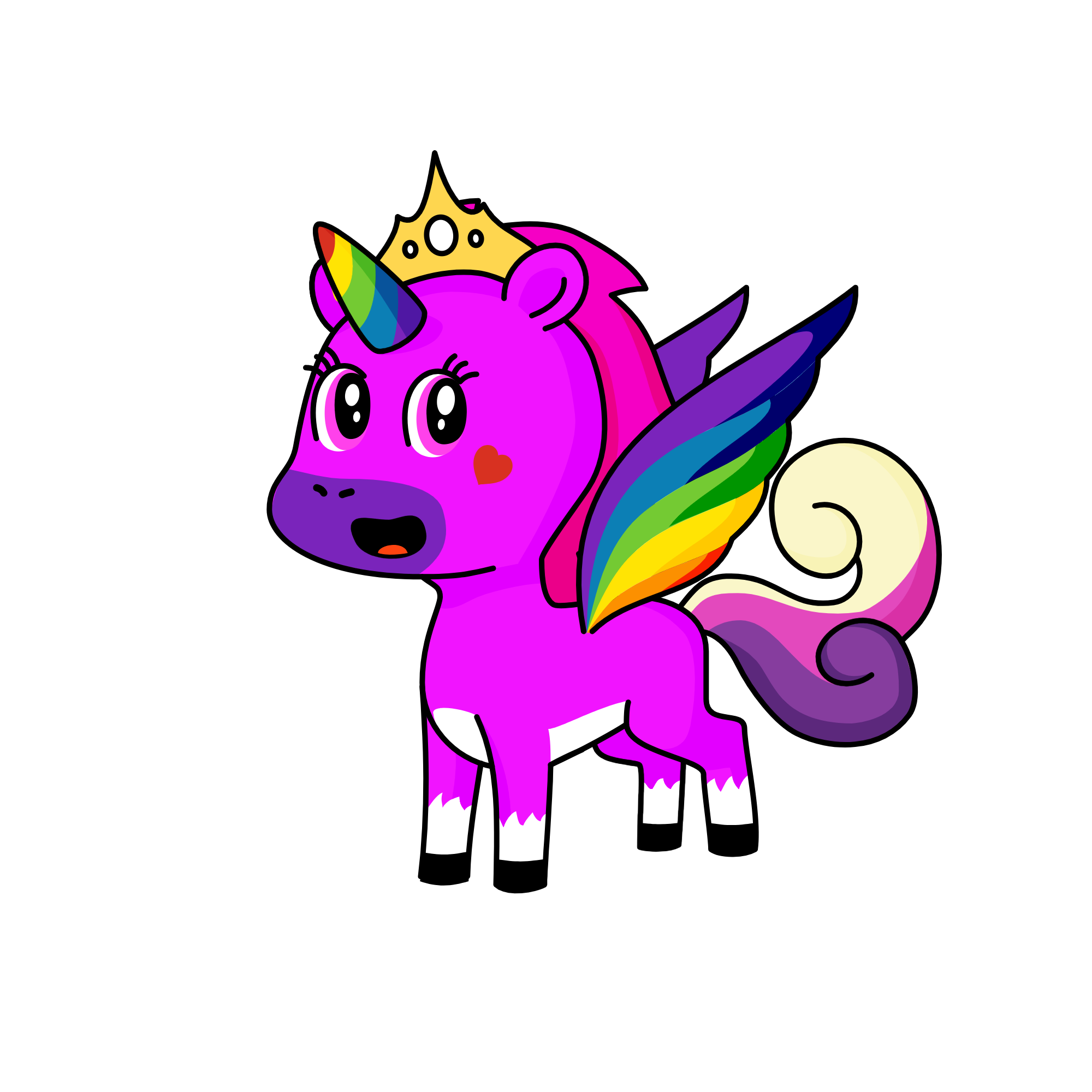 Lightning, the unicorn