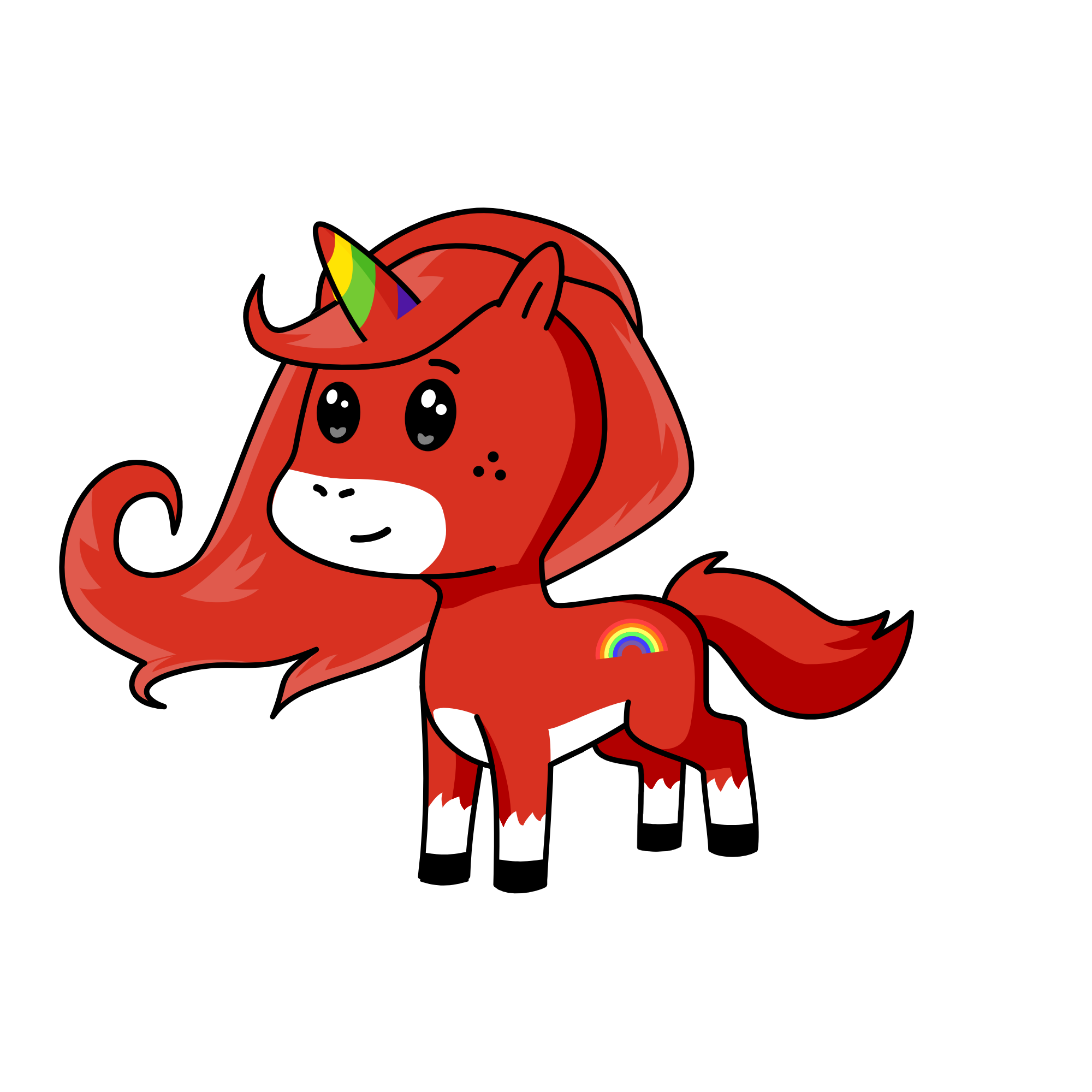 red shine, the unicorn