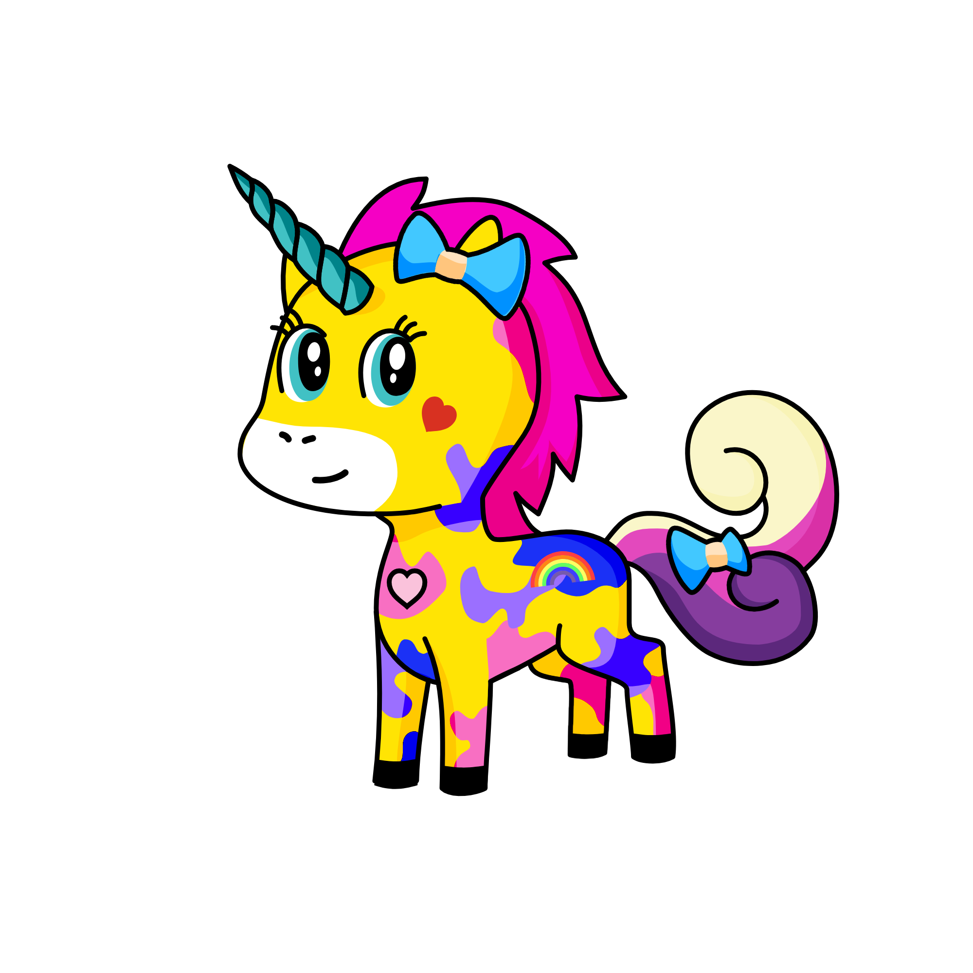 เรนโบว์, the unicorn
