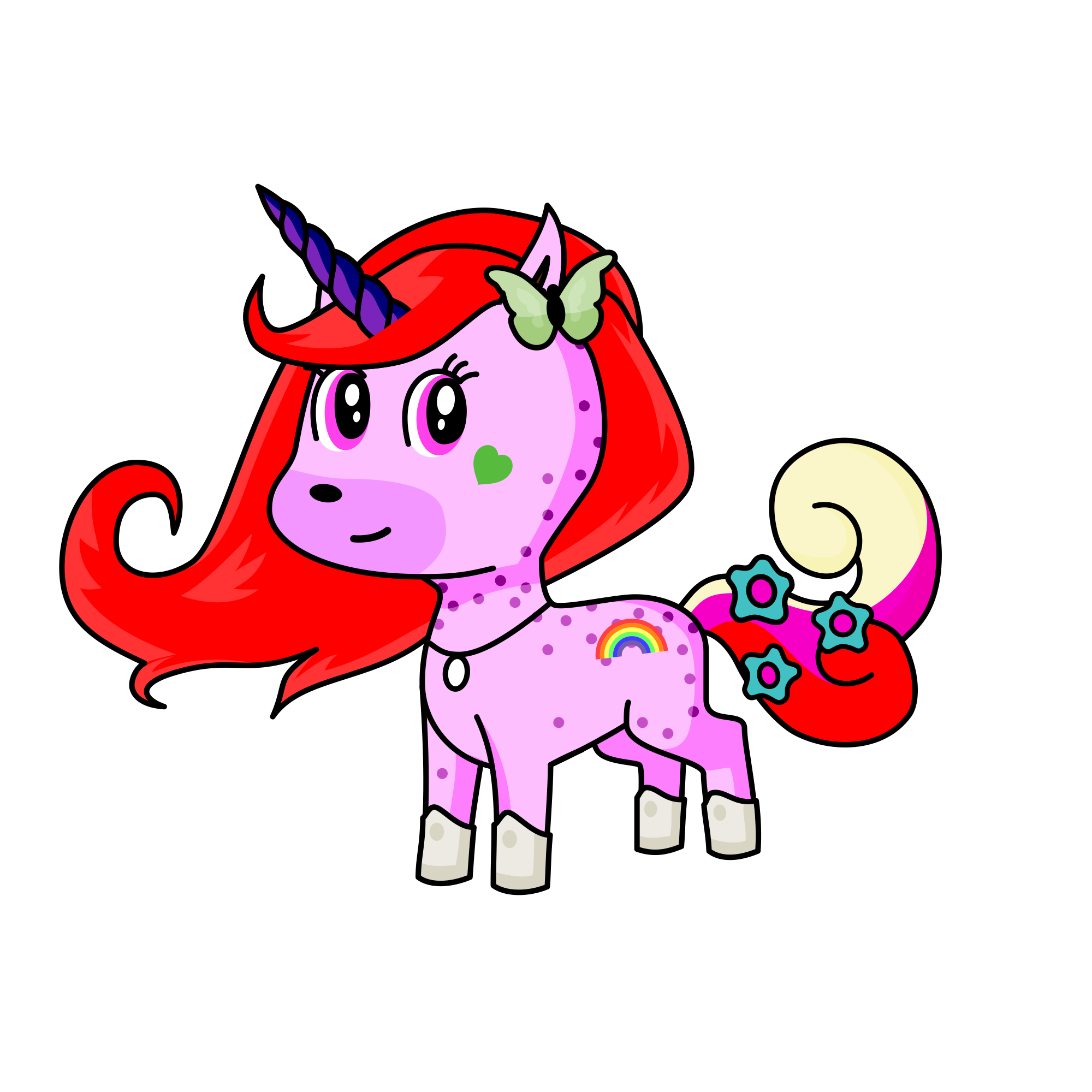Elle, the unicorn