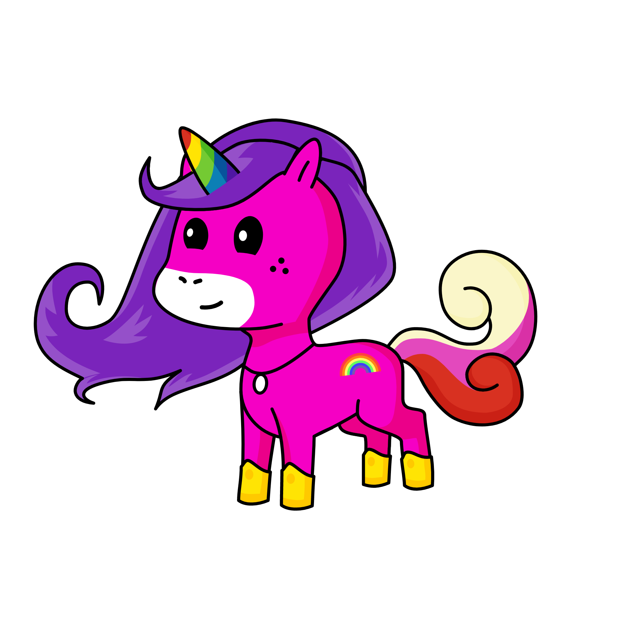 Rainbow Sparkle, the unicorn