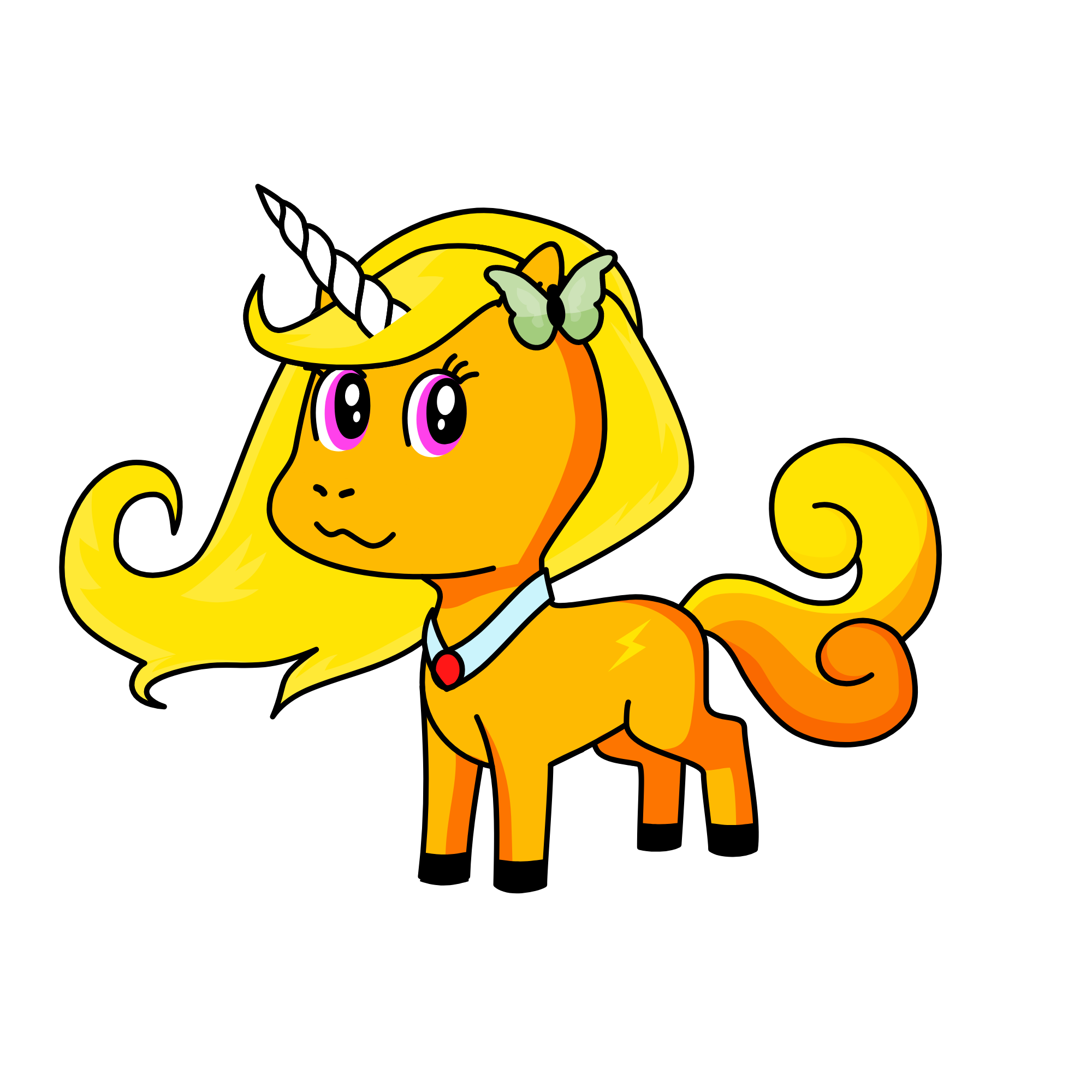 Goldy locks, the unicorn