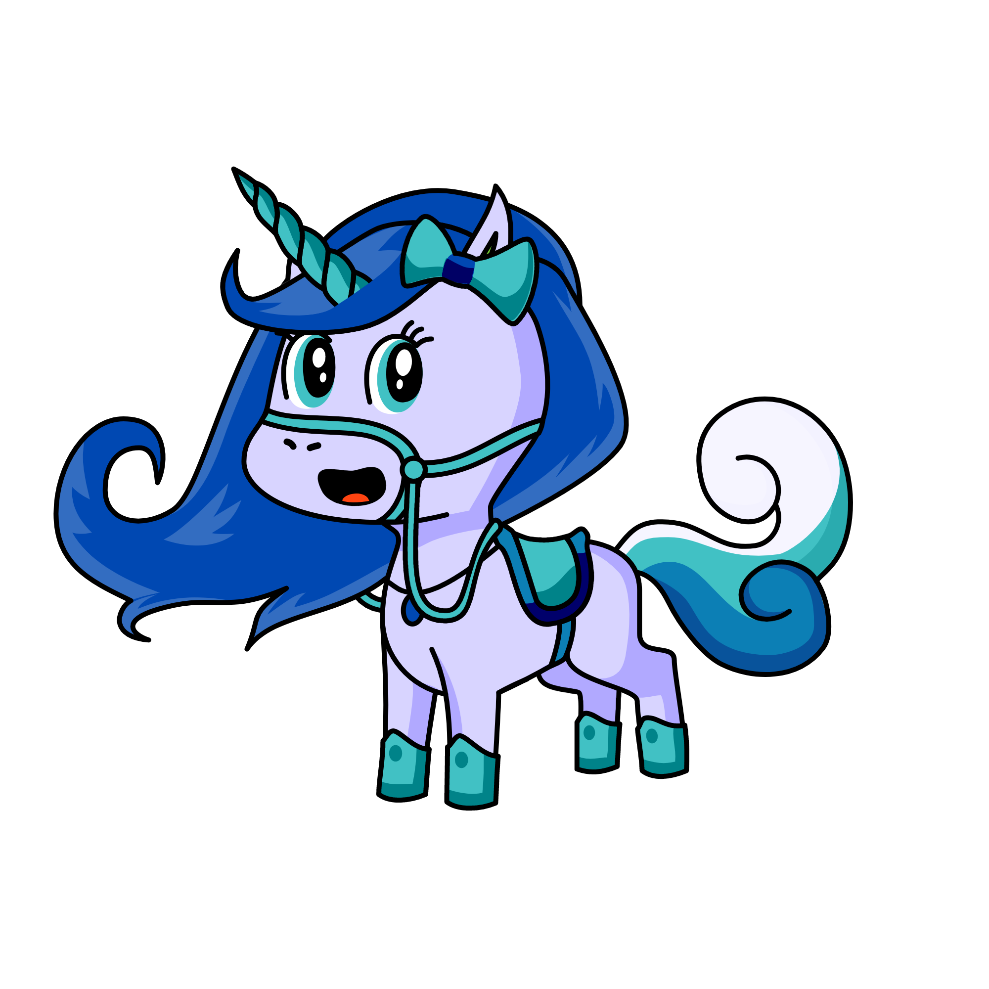 Snowie, the unicorn