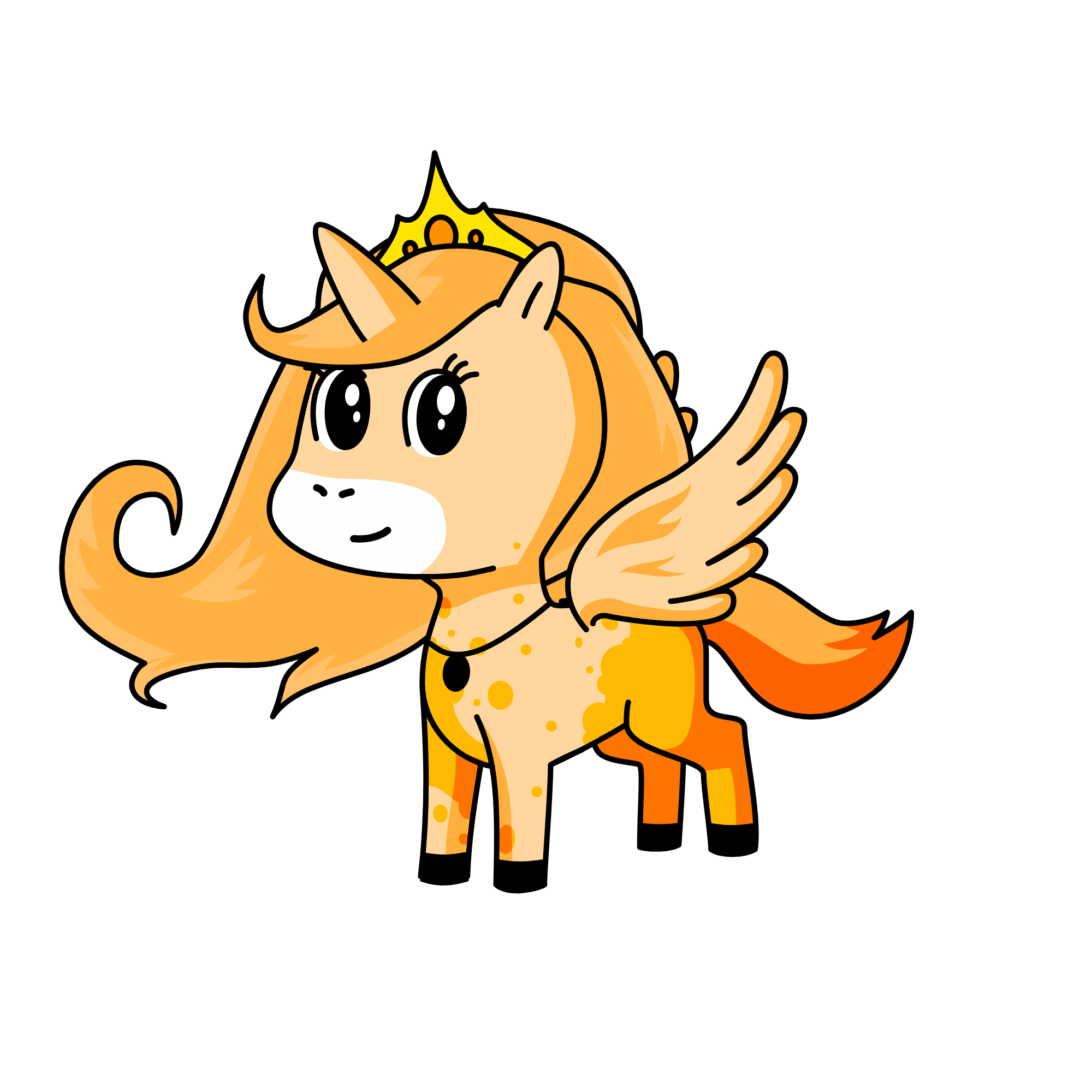Queen Thorn of the Sandwings, the unicorn