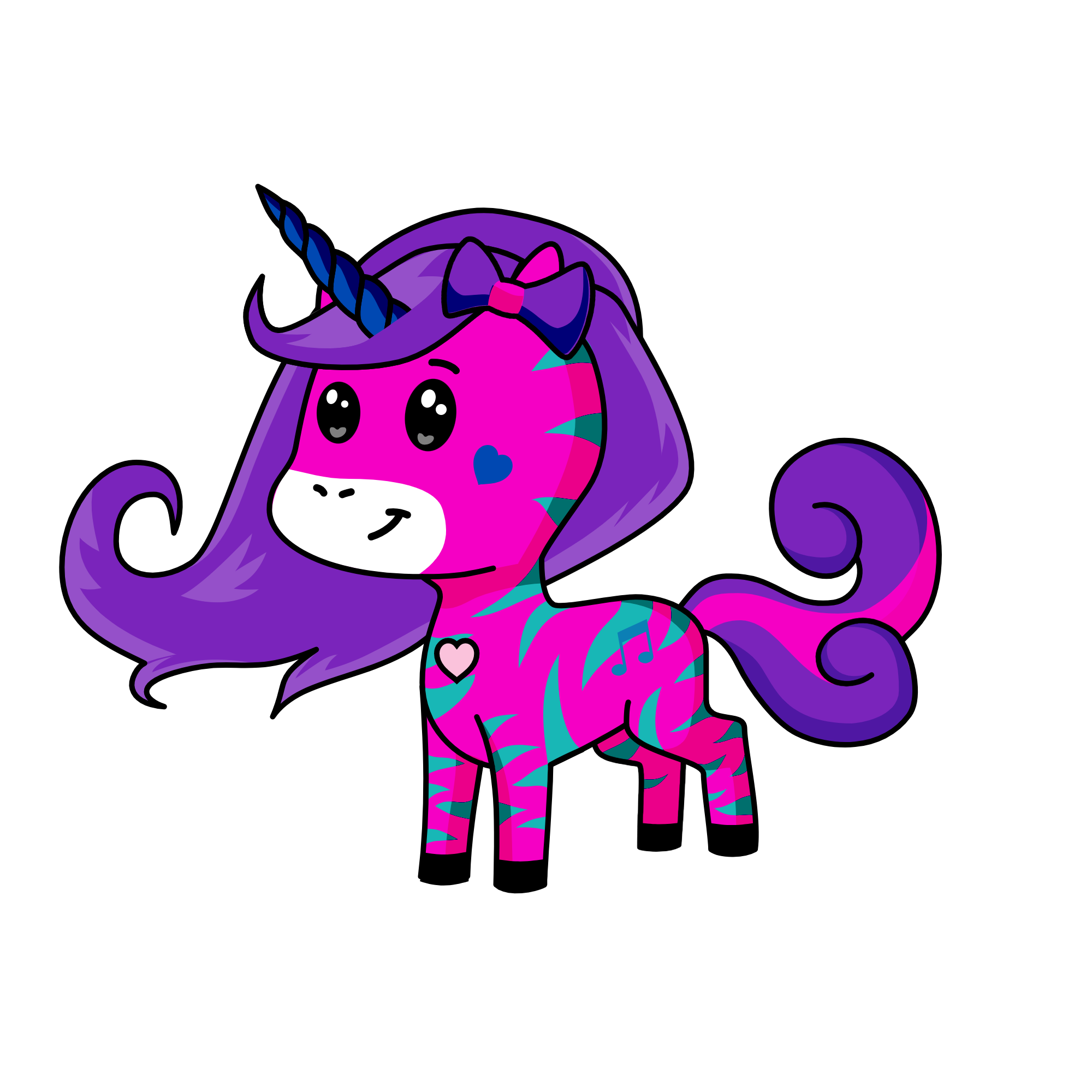 shini, the unicorn