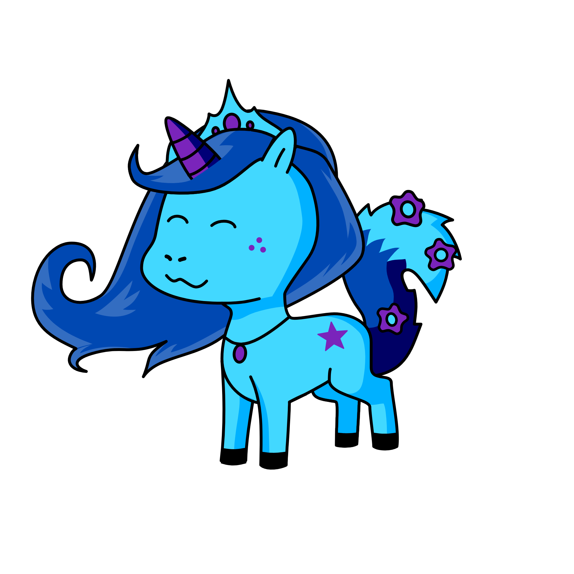 Happiness, the unicorn