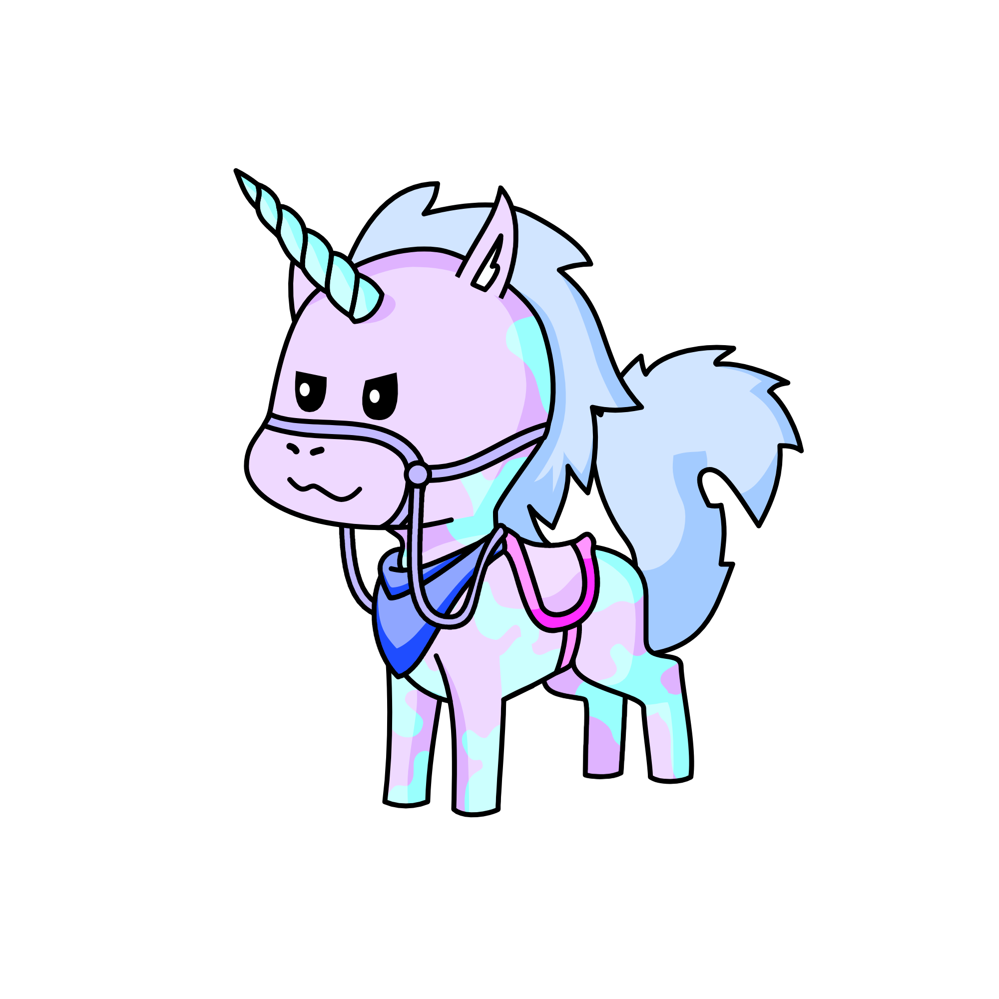 snow hunter, the unicorn