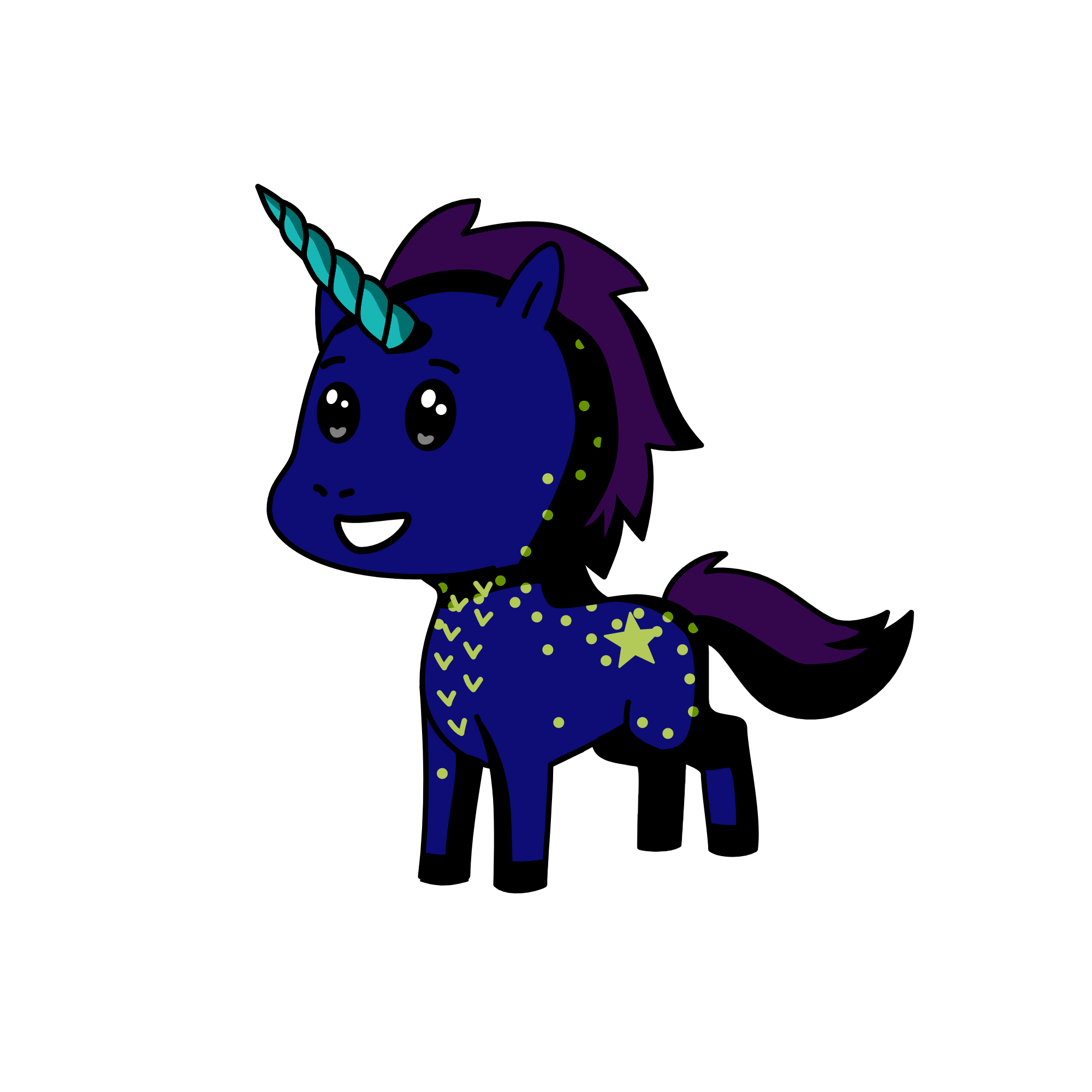 Galaxy, the unicorn