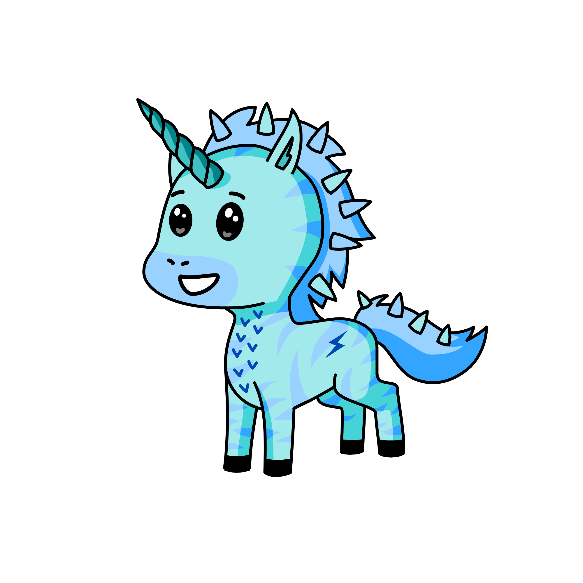 Icicle, the unicorn