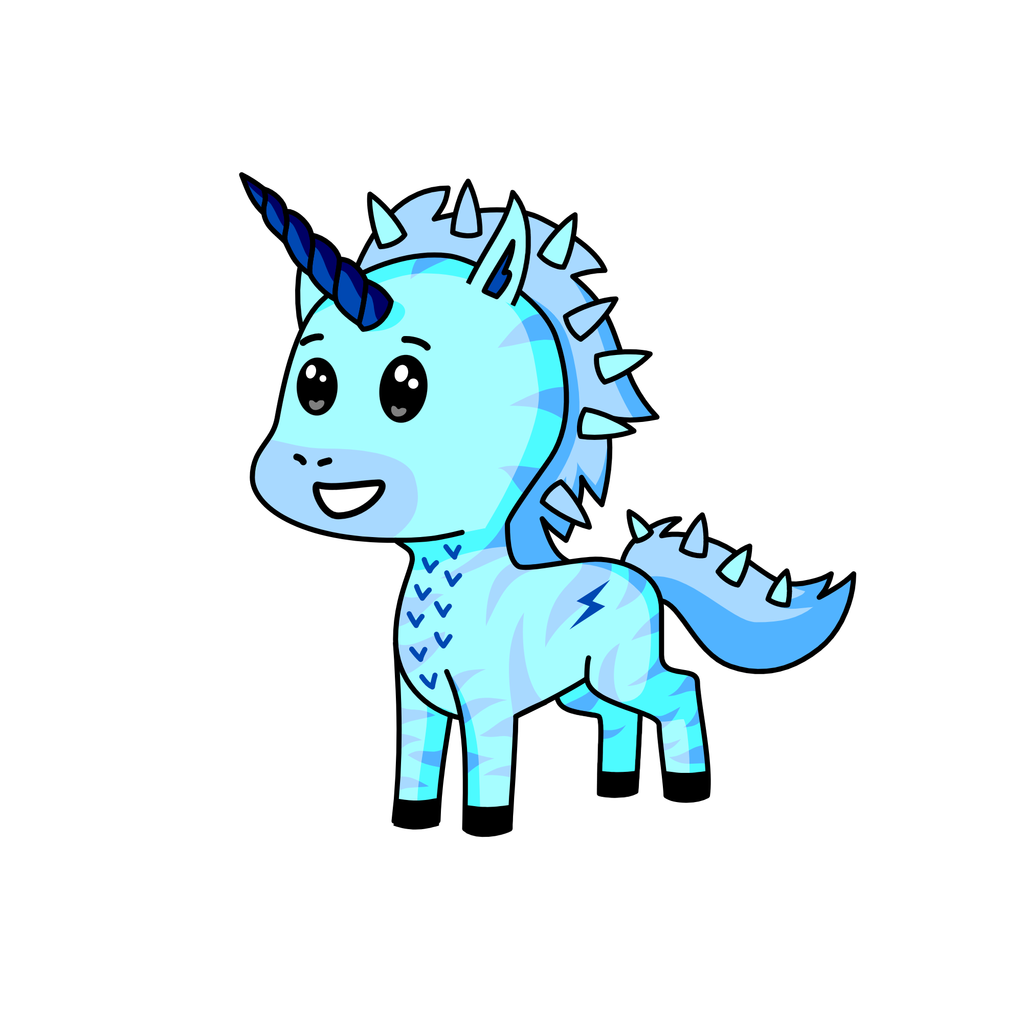 Icicle, the unicorn