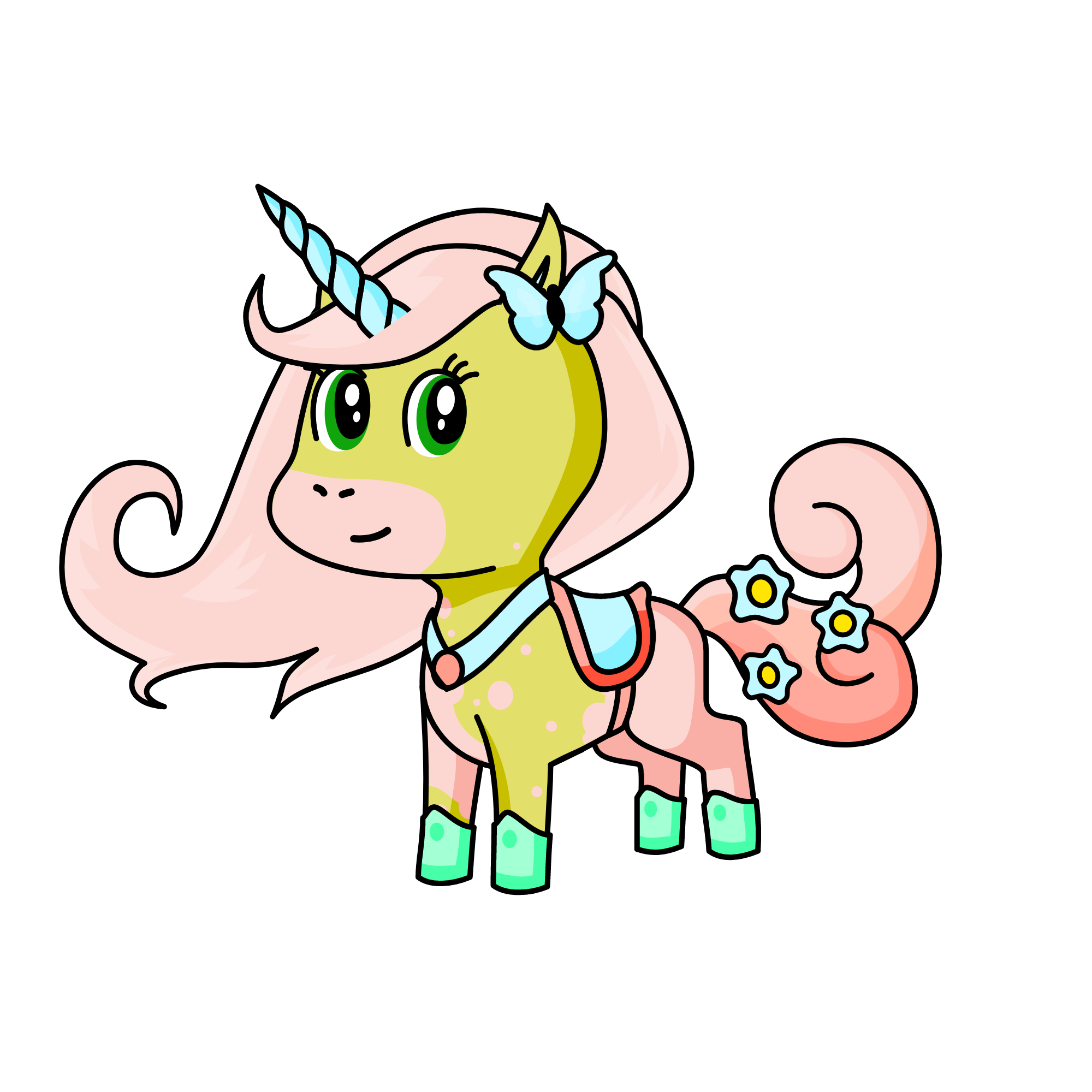 Glimmer, the unicorn