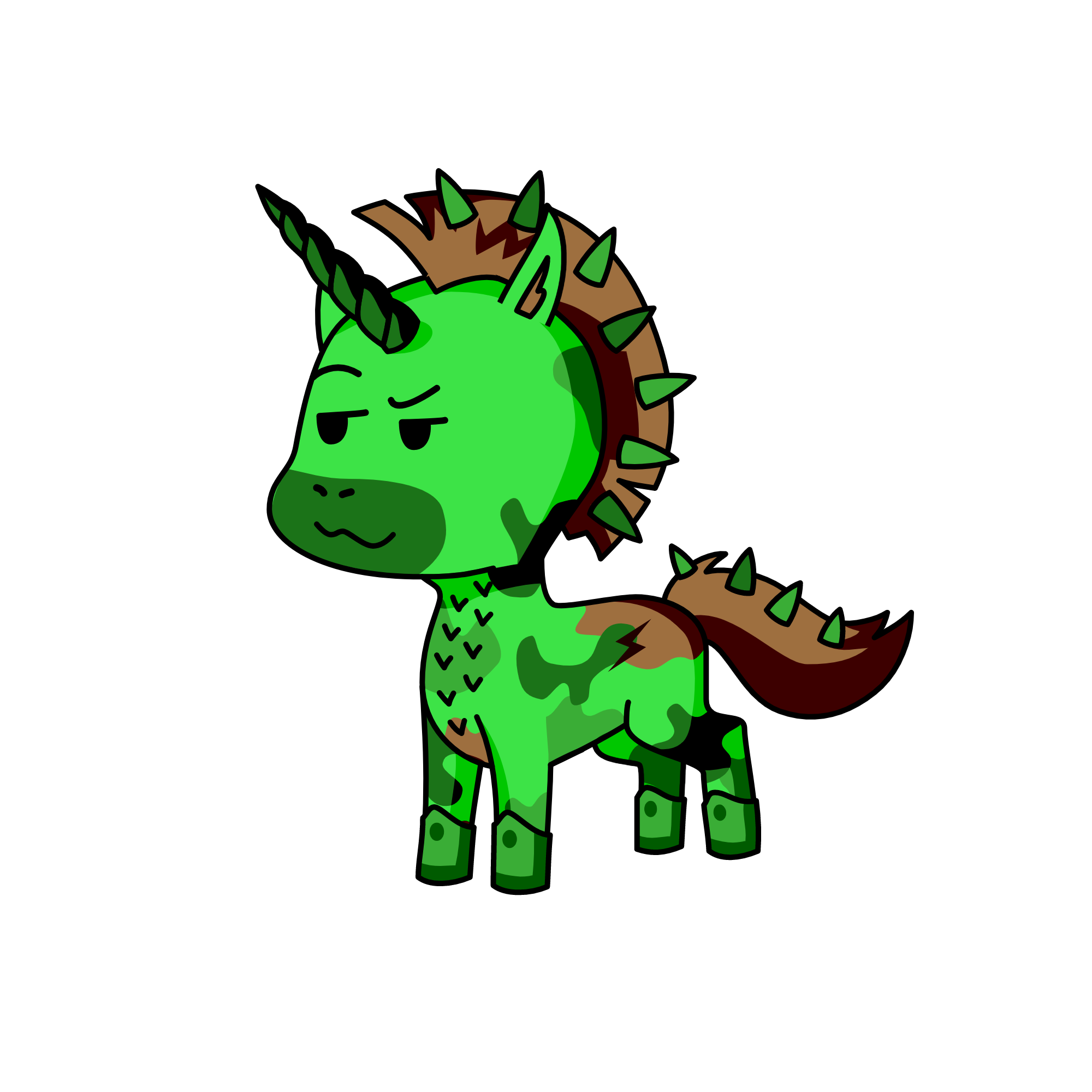 Camo, the unicorn