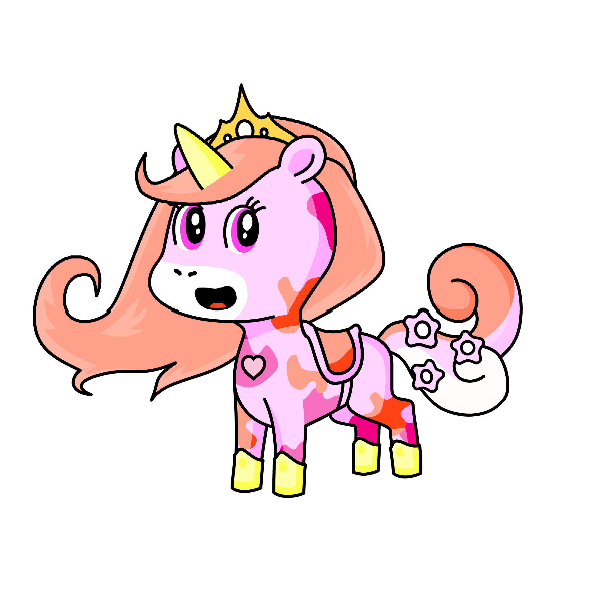 Cotton candy, the unicorn