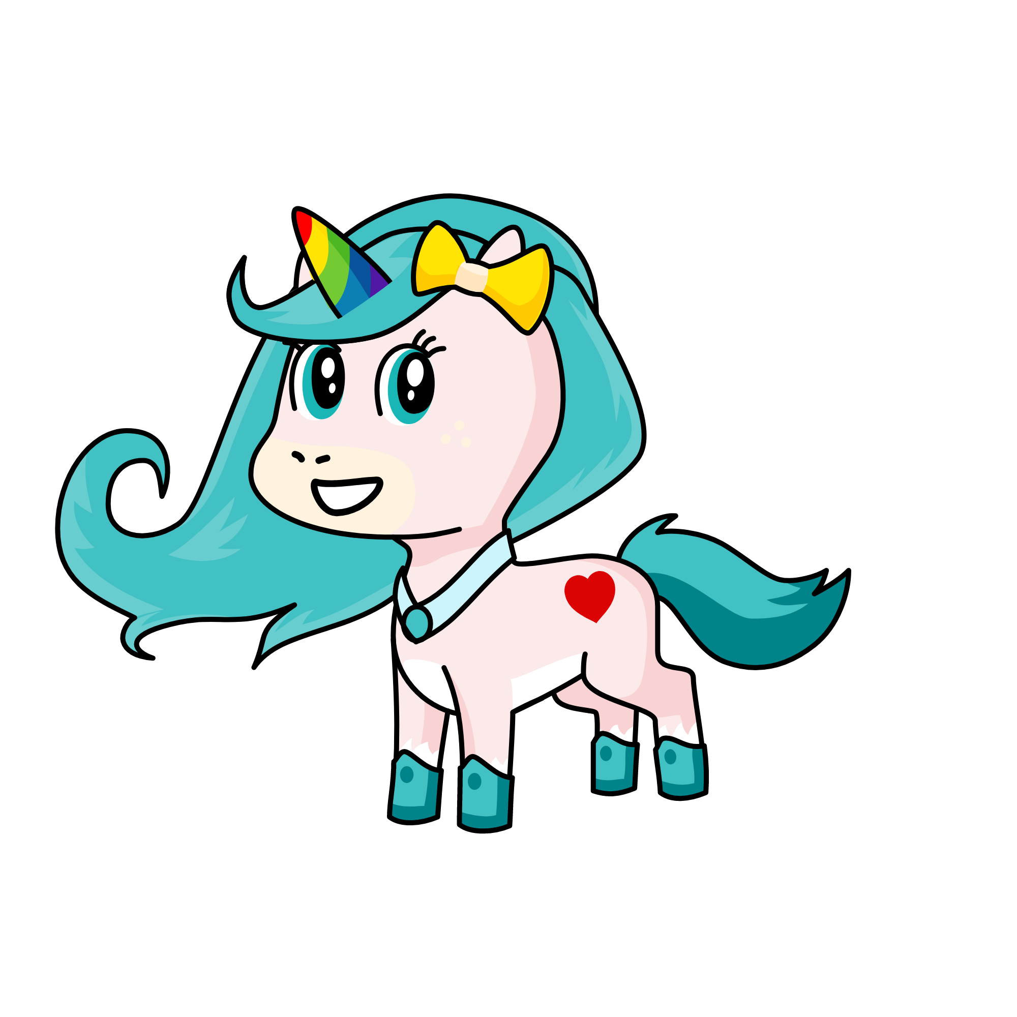 Beautiful, the unicorn