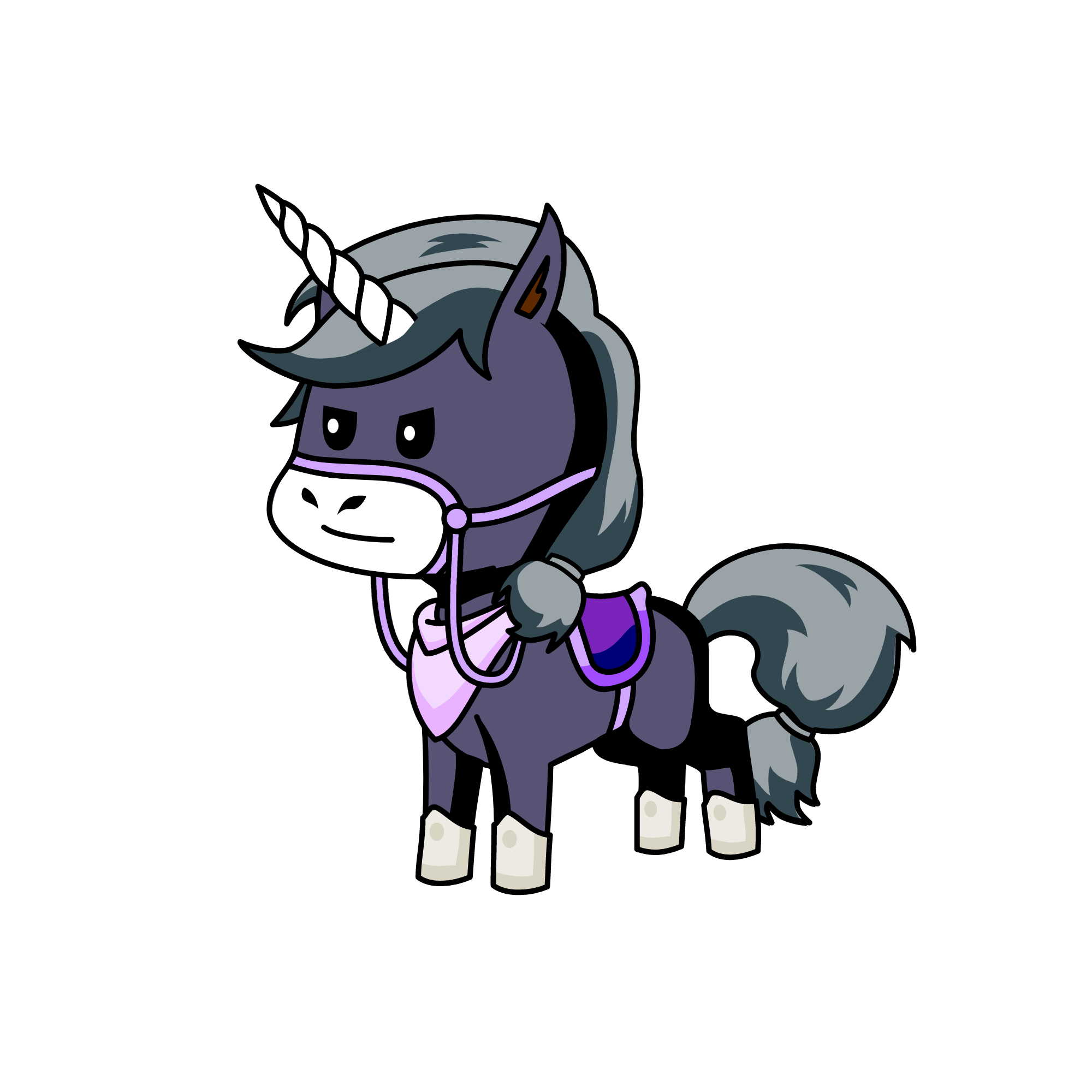 moonlight, the unicorn
