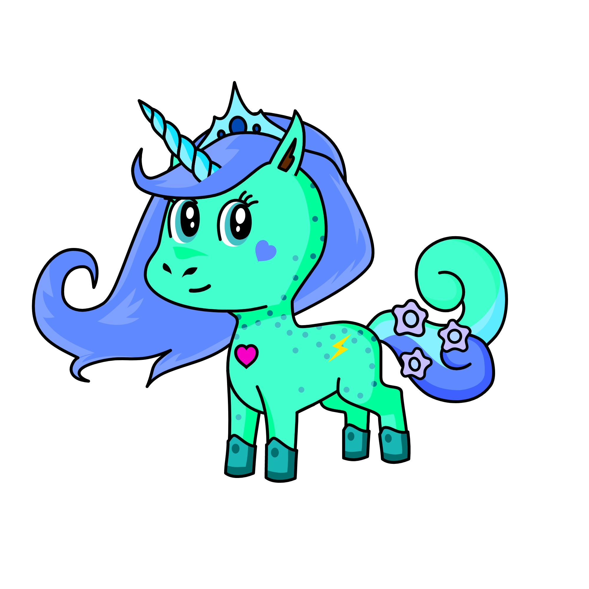 Linoir lightning , the unicorn
