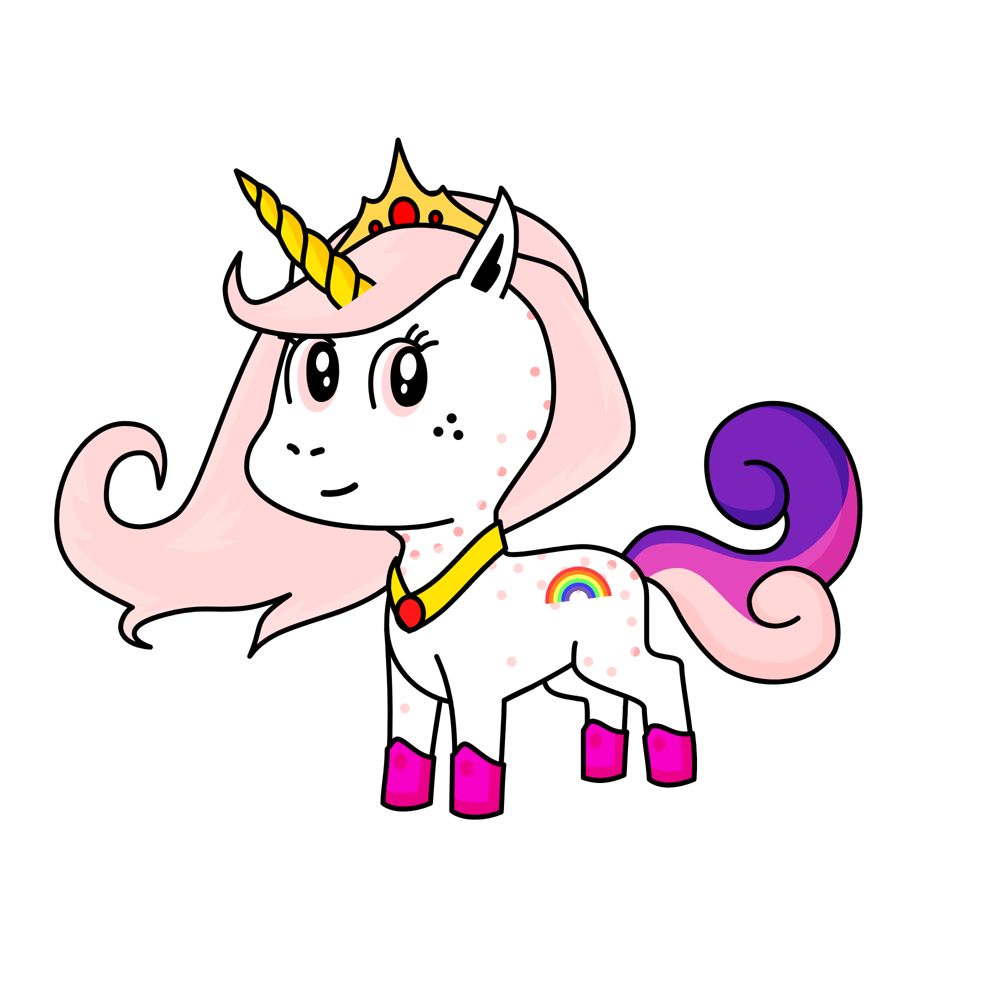 Flur fina, the unicorn
