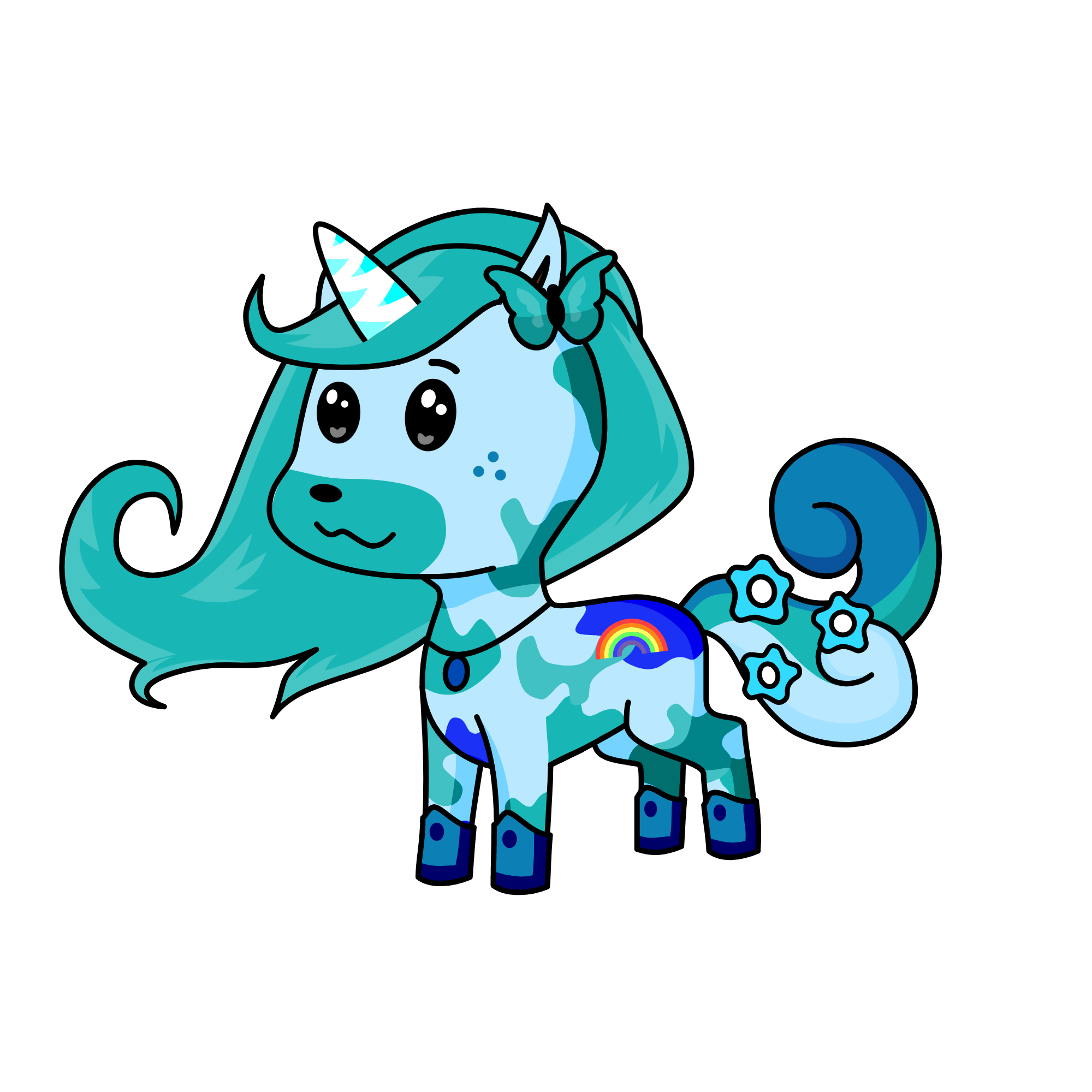 Sky queen, the unicorn