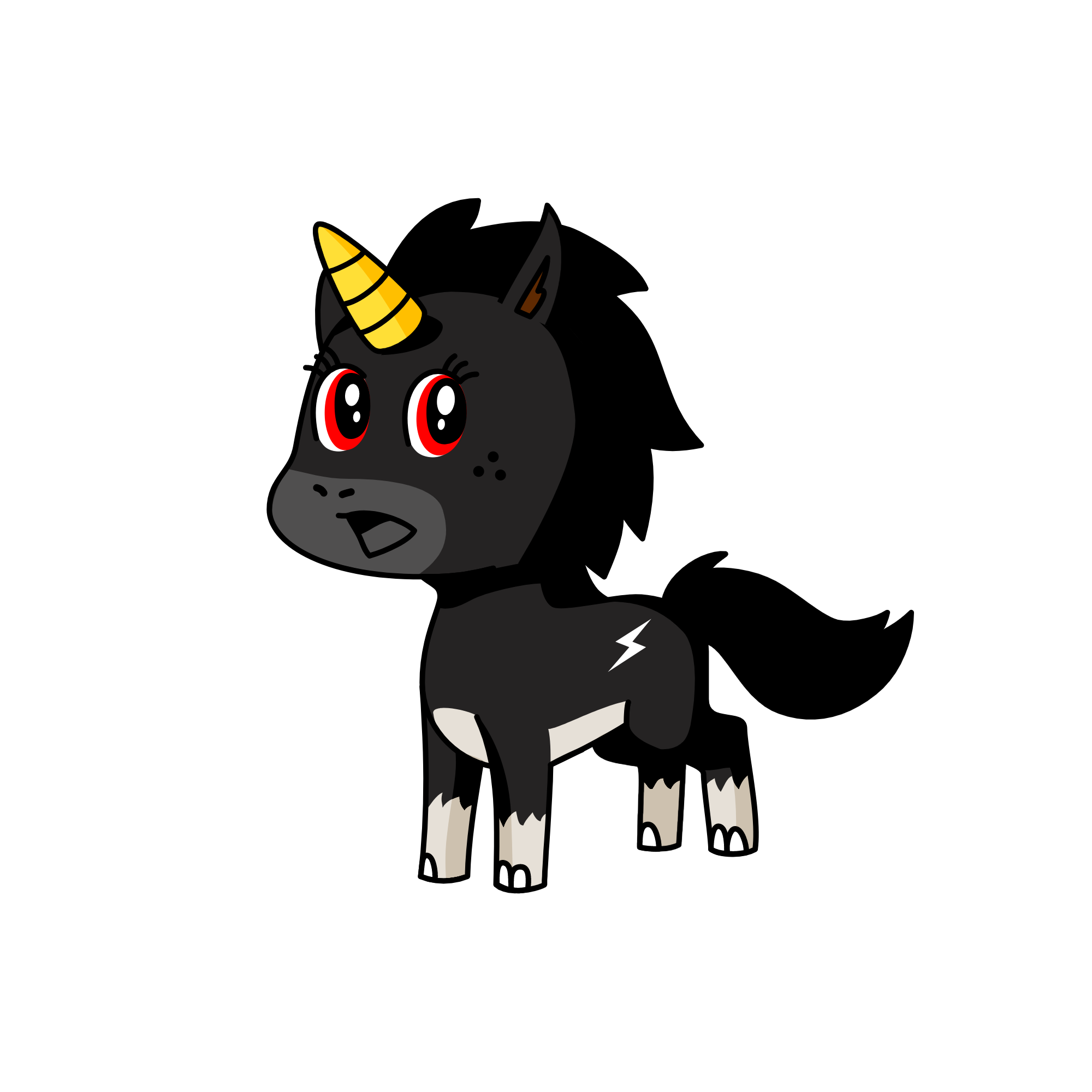 evilcorn, the unicorn