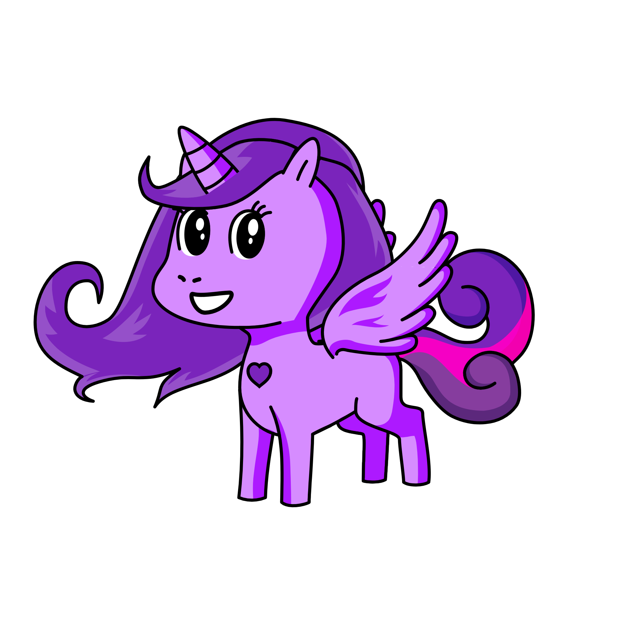 Twilight sparkle, the unicorn