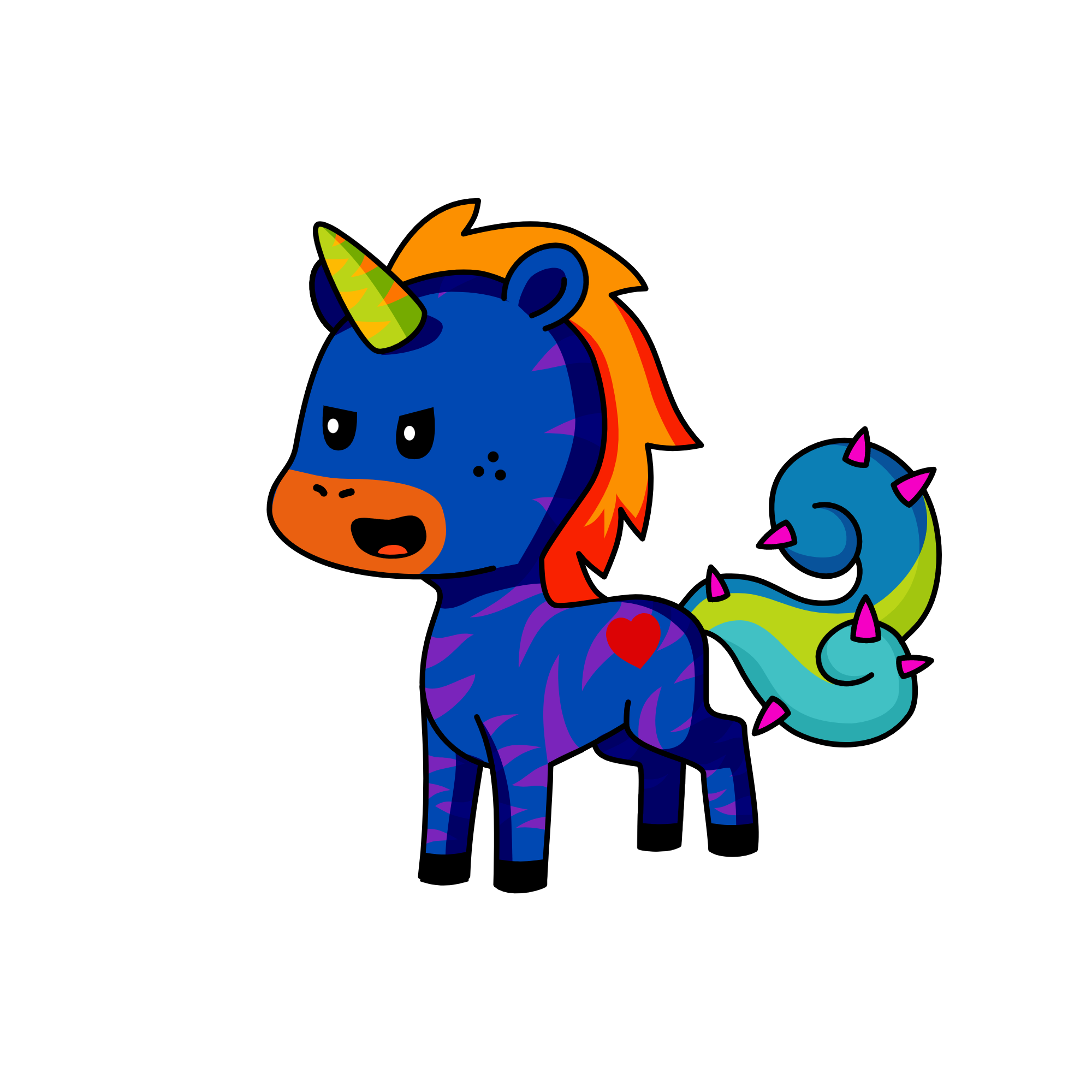 bhjbvghbh, the unicorn