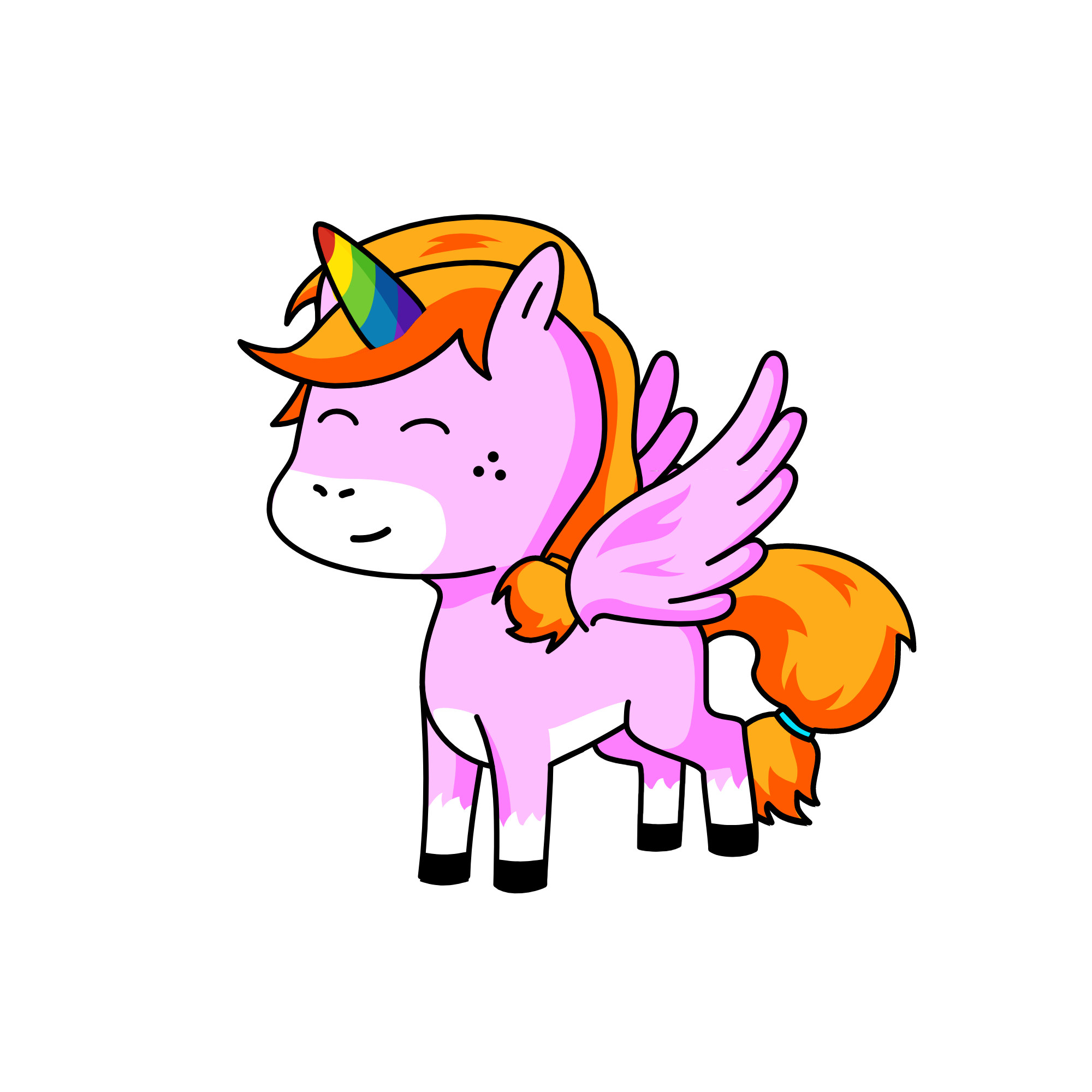 Fluttersi, the unicorn