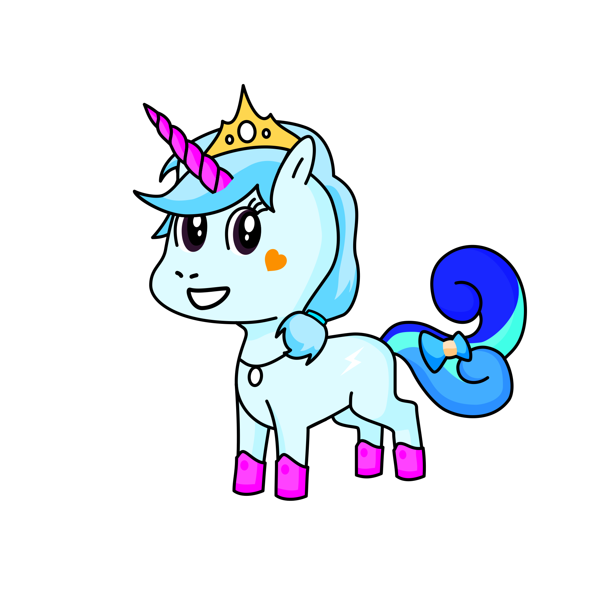 Duti, the unicorn