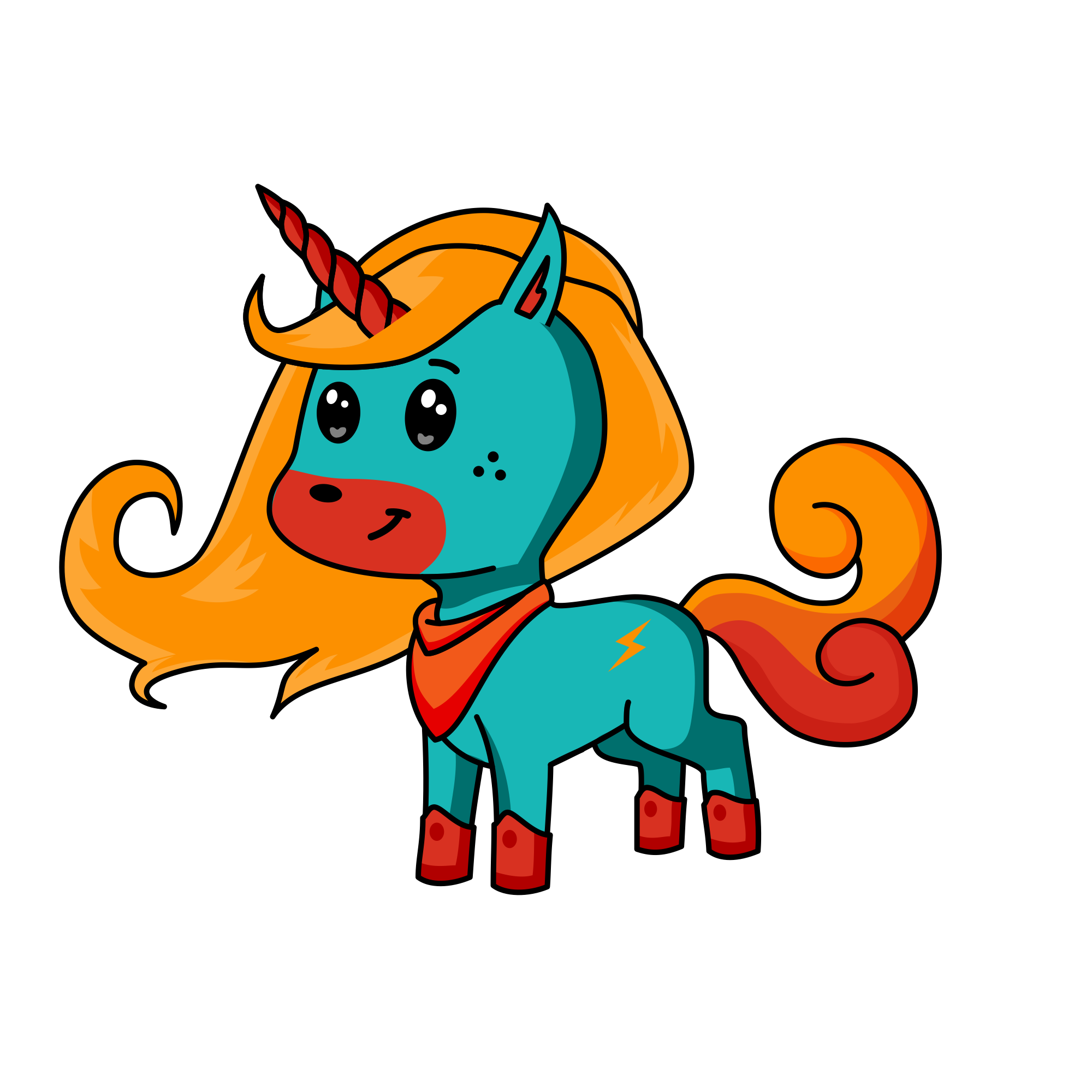 Iuana, the unicorn