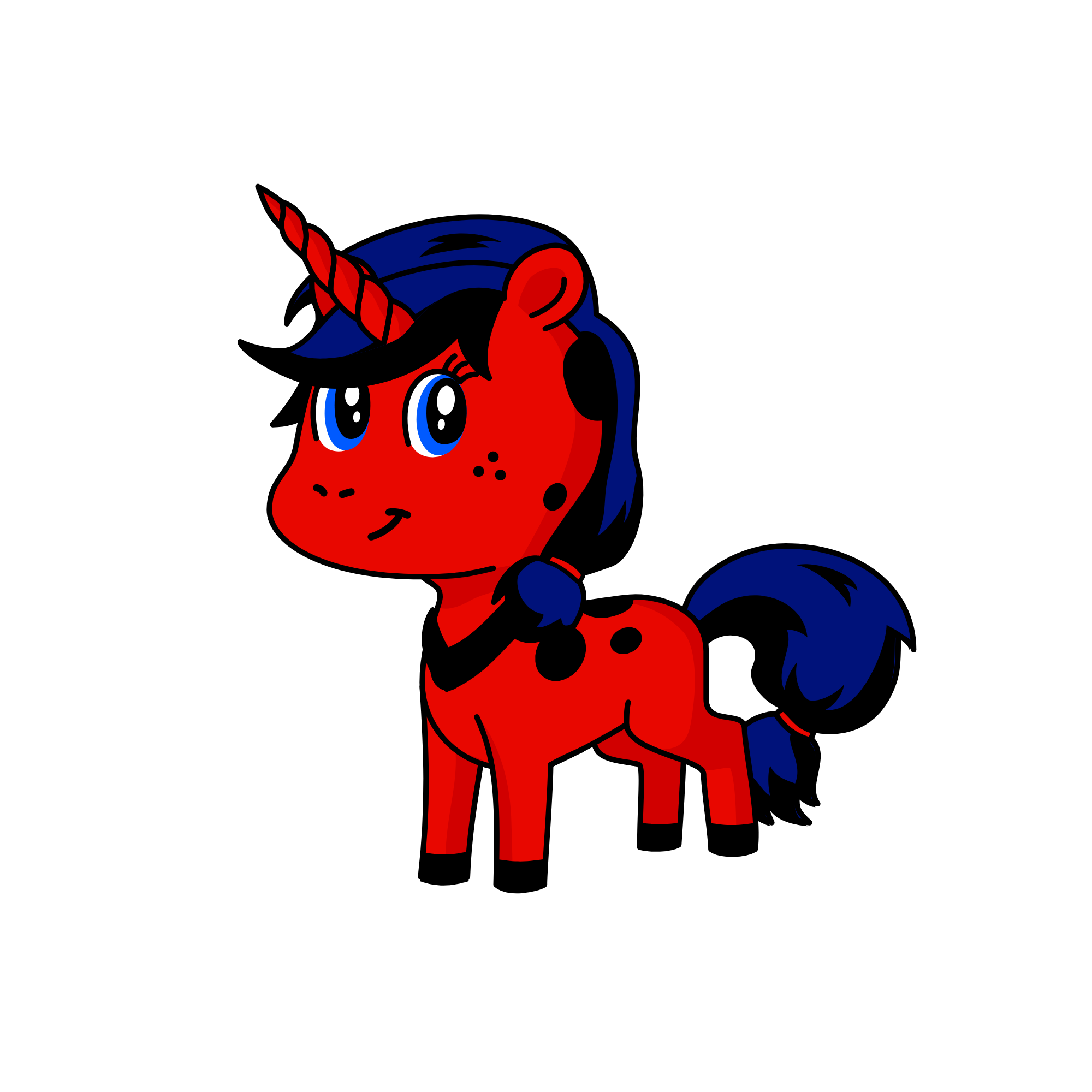 Ladybug, the unicorn