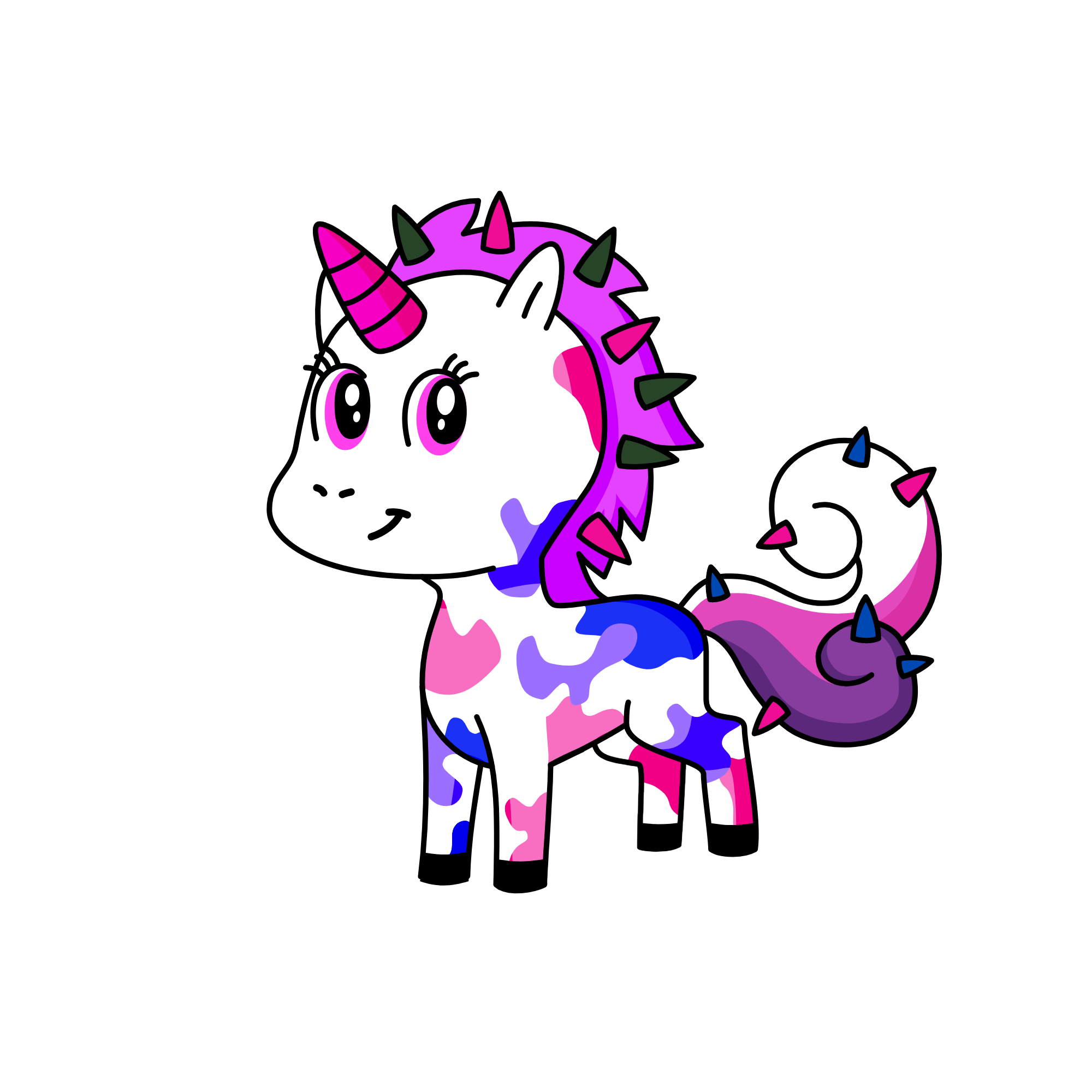 spikey, the unicorn
