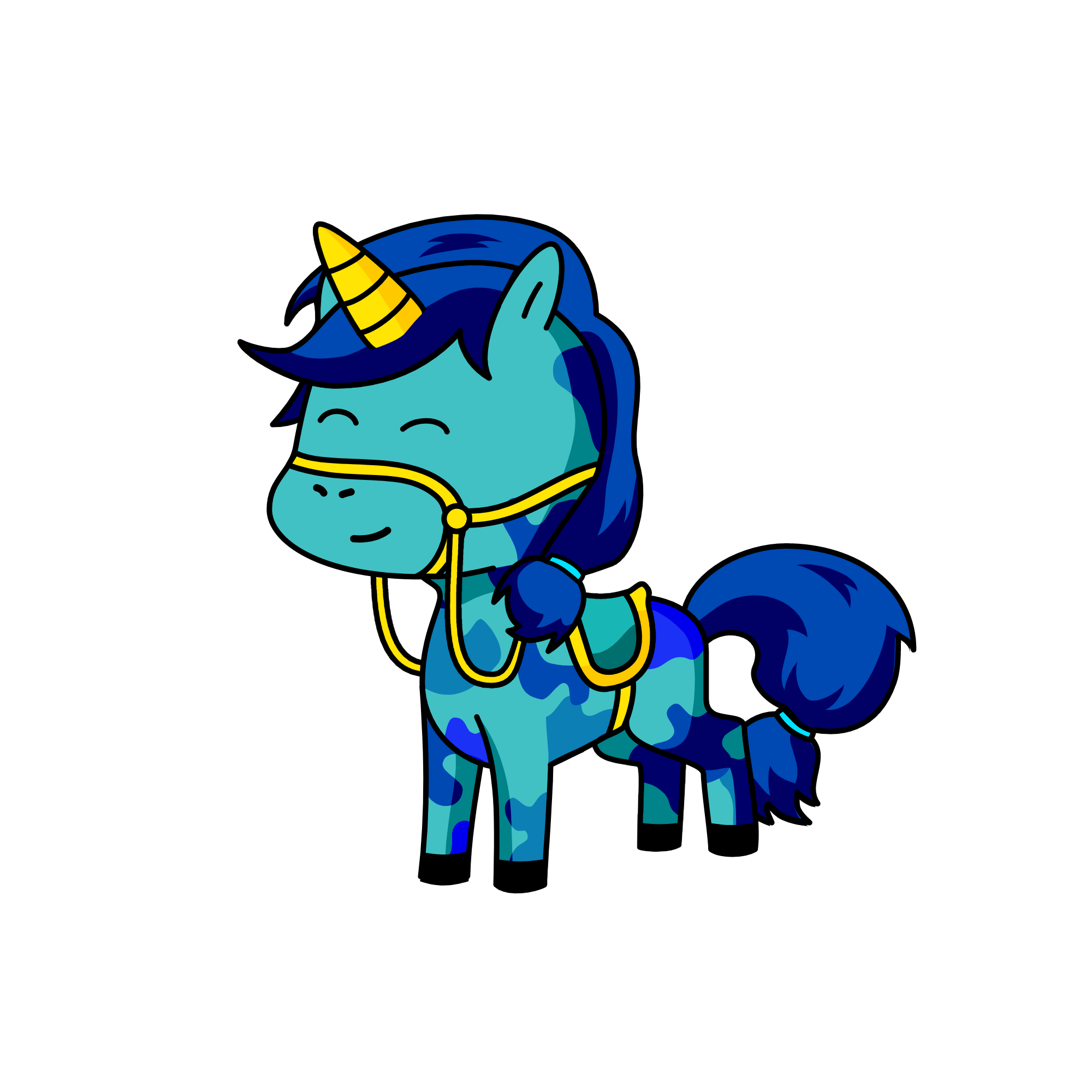 Blueberry Pie, the unicorn