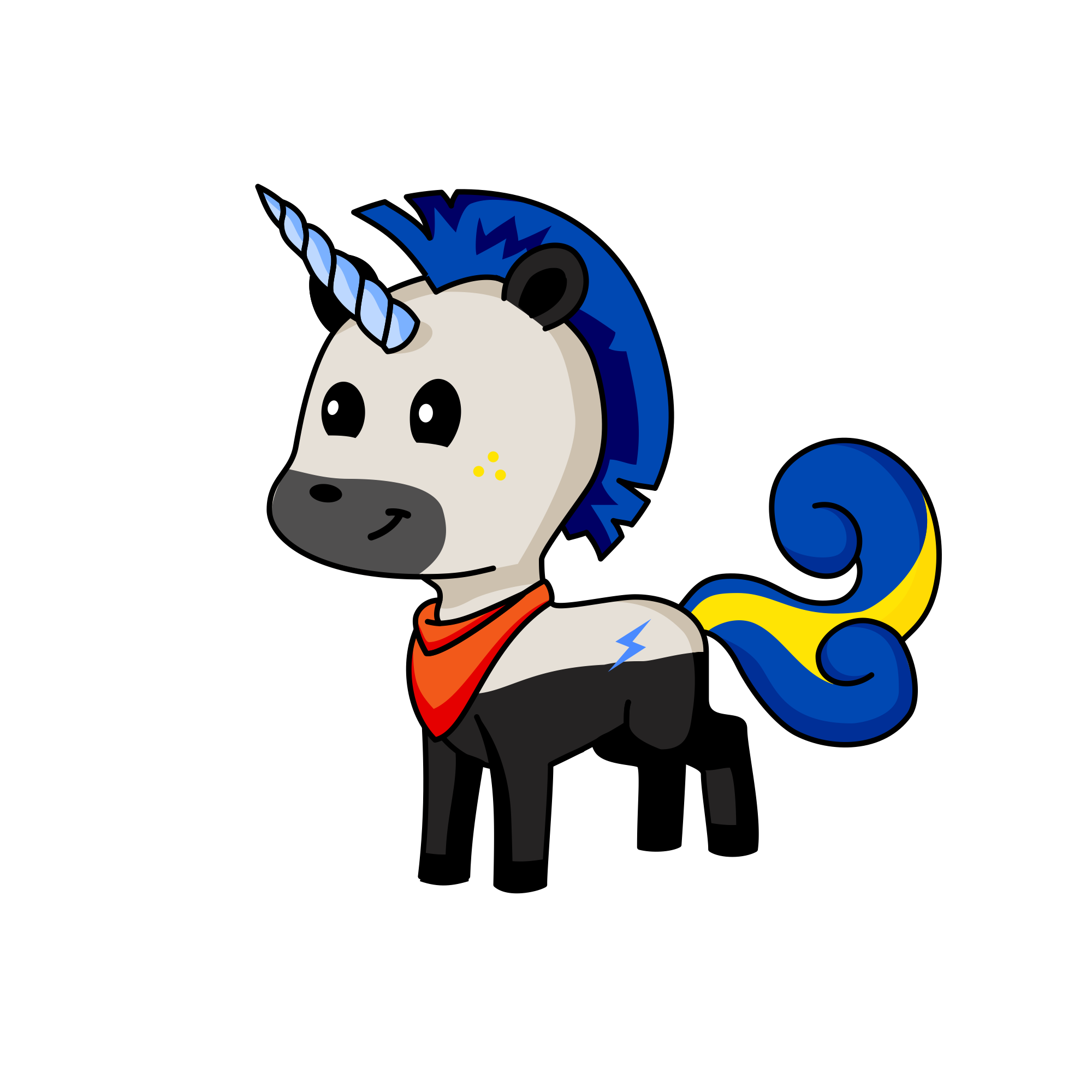 Darius, the unicorn