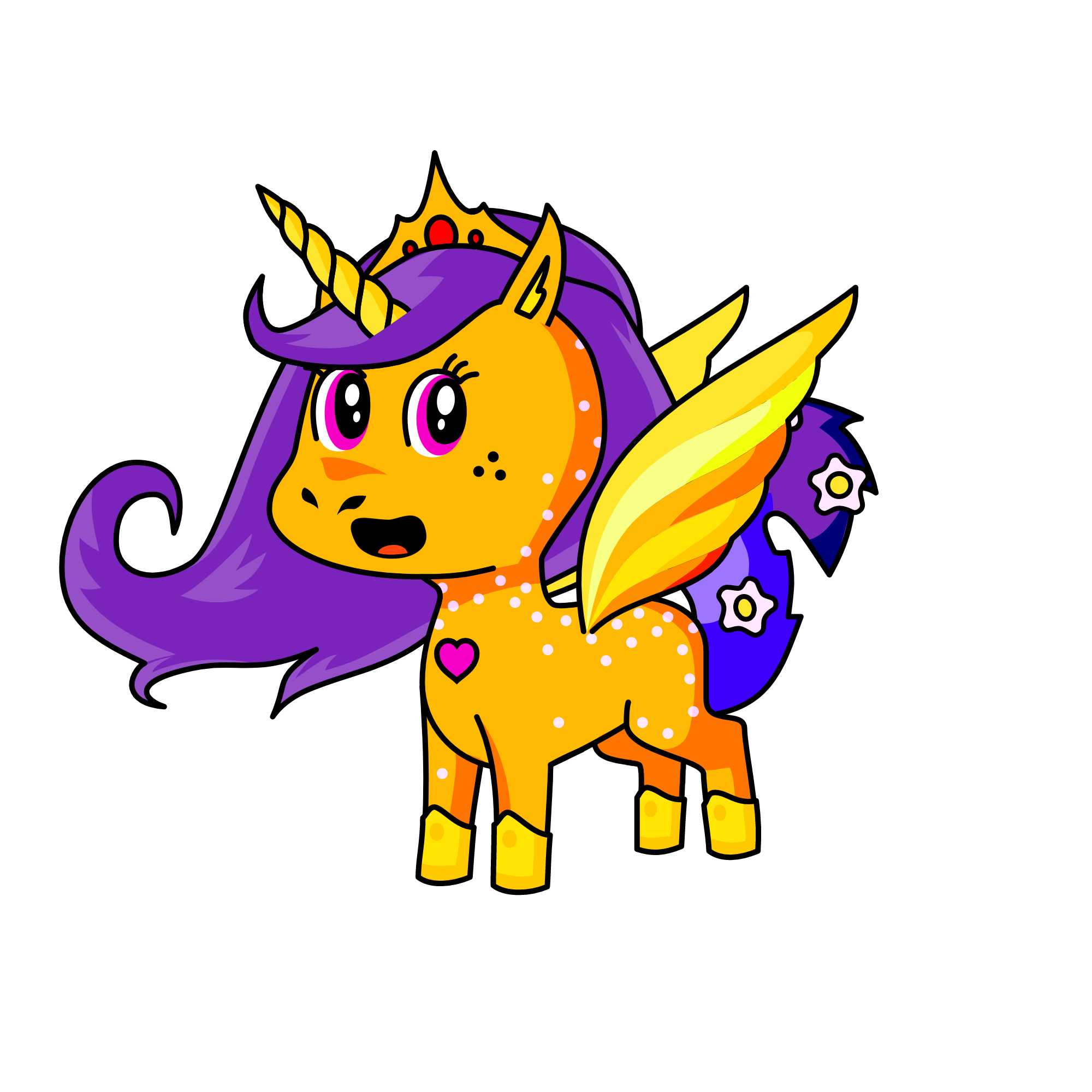 Dianna the dragon unicorn, the unicorn