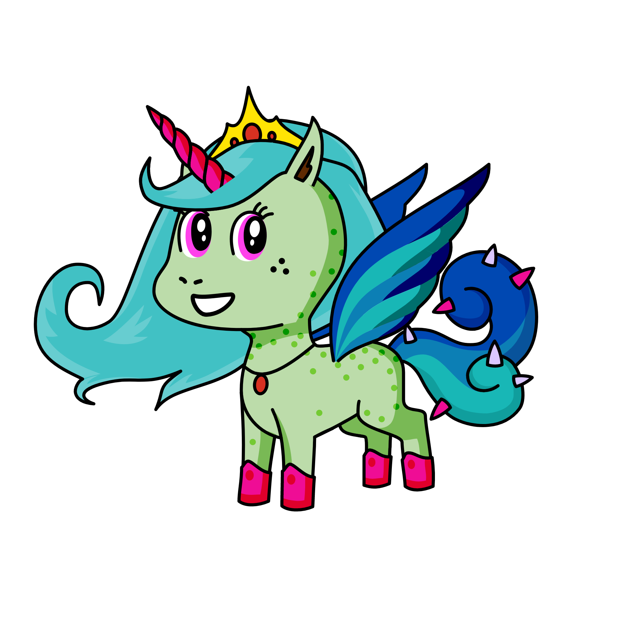 Selena snake, the unicorn