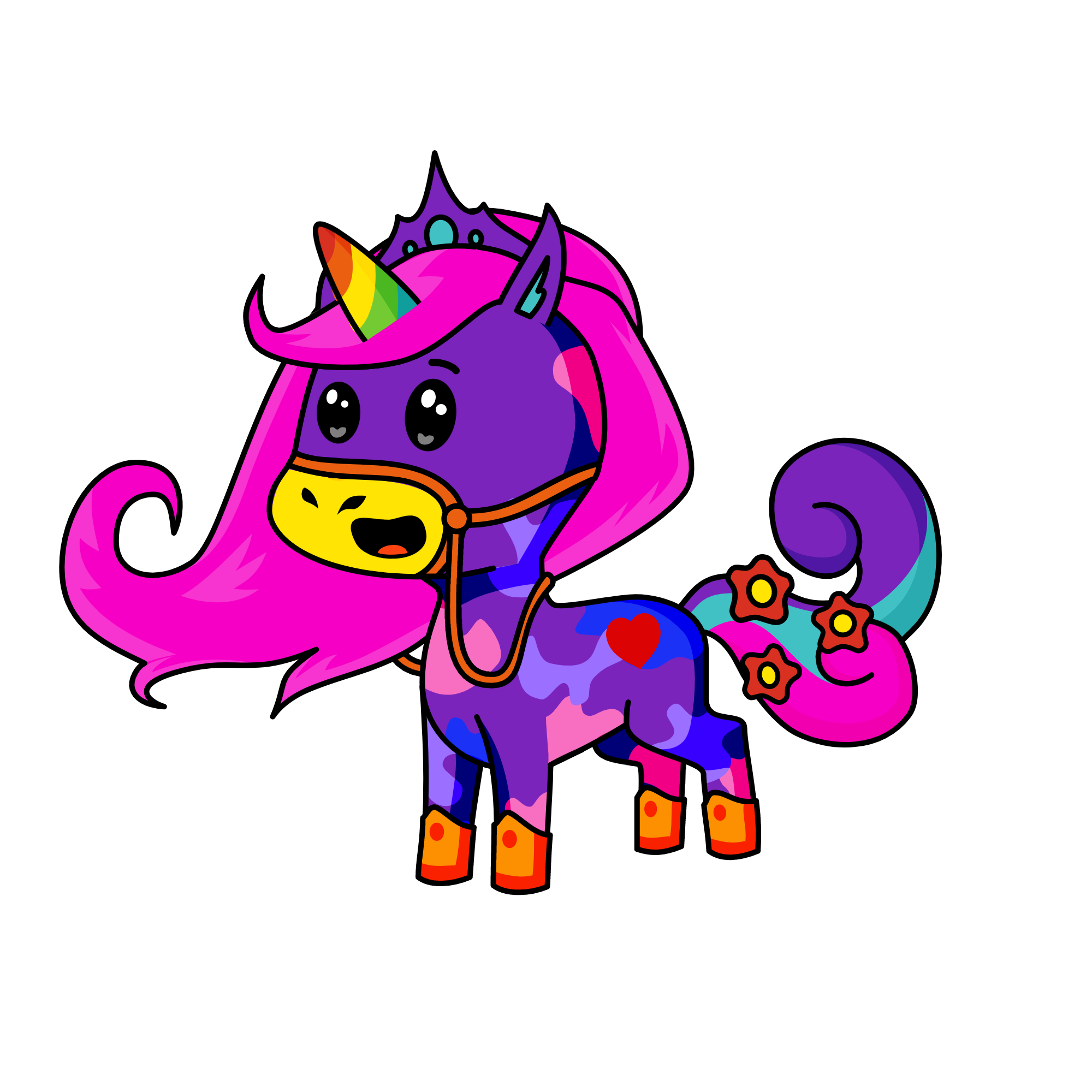 hi, the unicorn